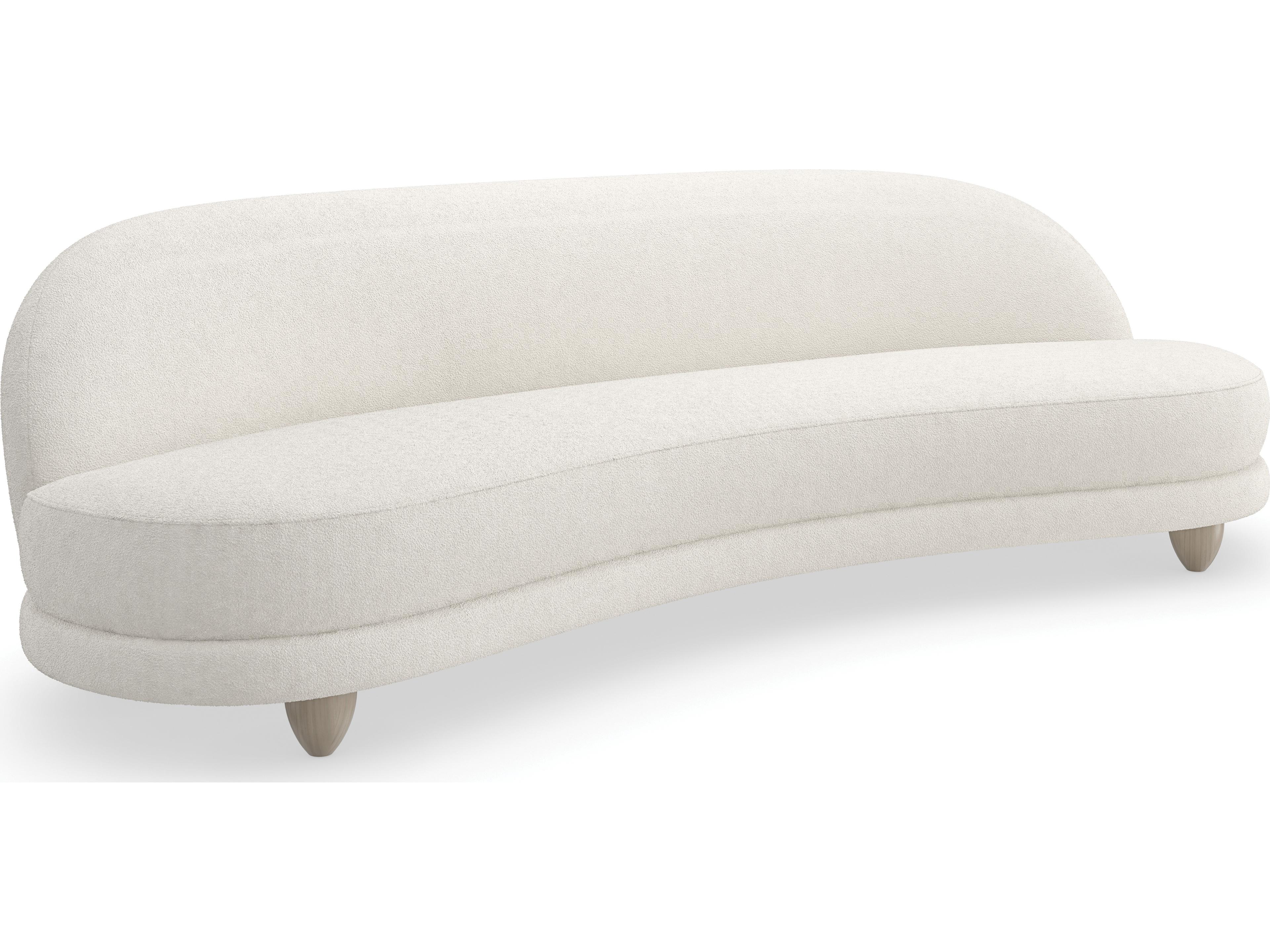Caracole Modern Resort Tulum White Upholstered Sofa