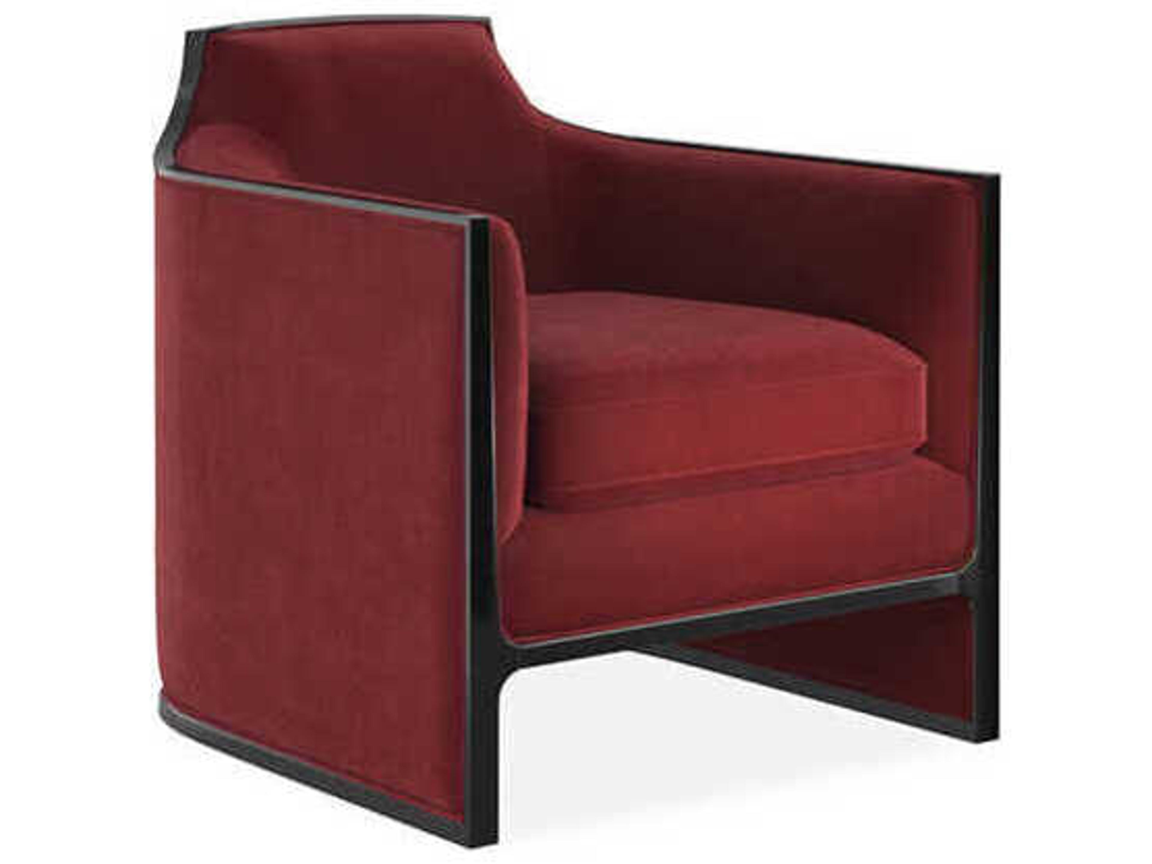 Upholstery The Cats Meow Red Fabric Accent Chair