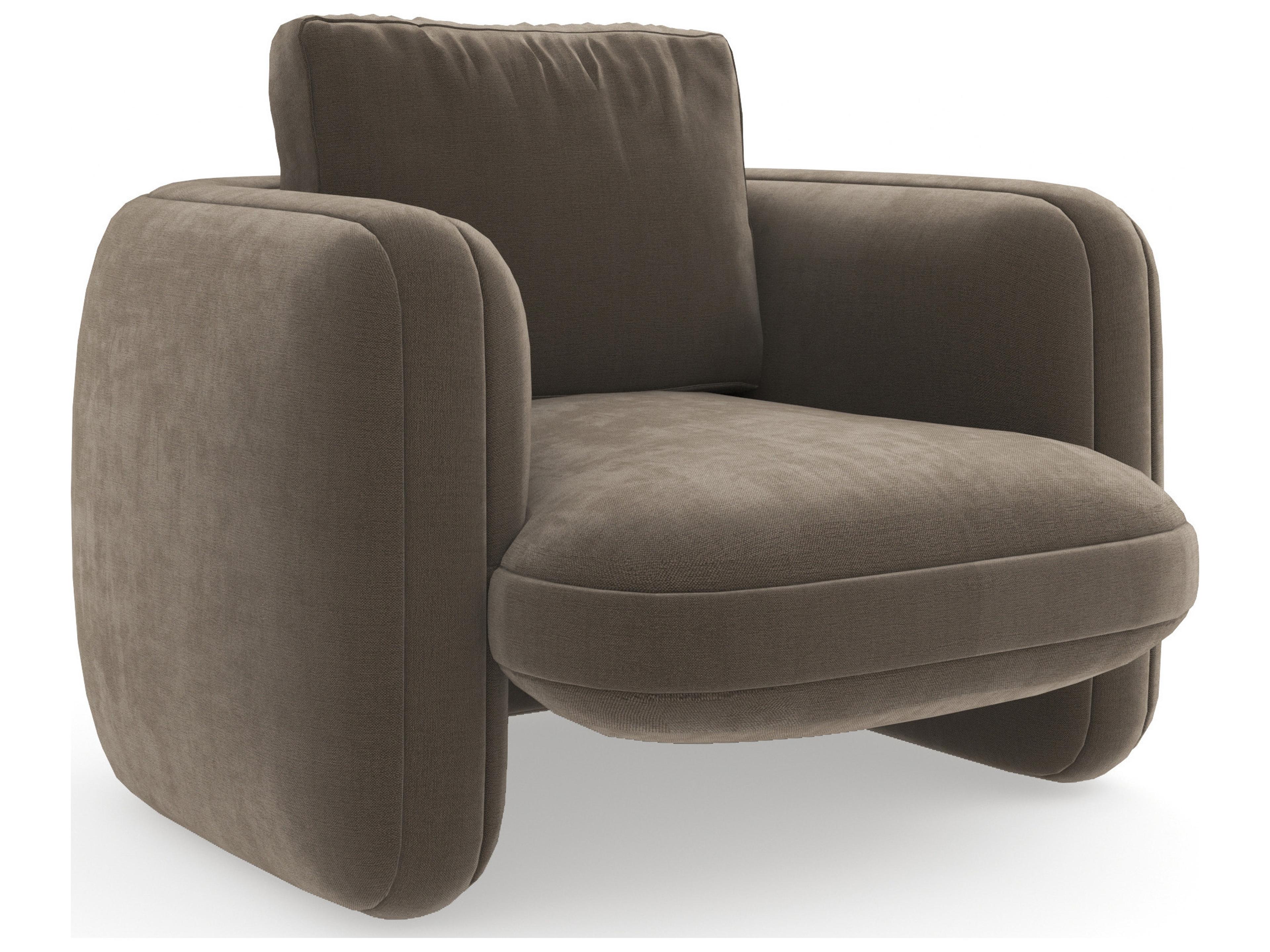 Caracole Overlap Brown Accent Chair