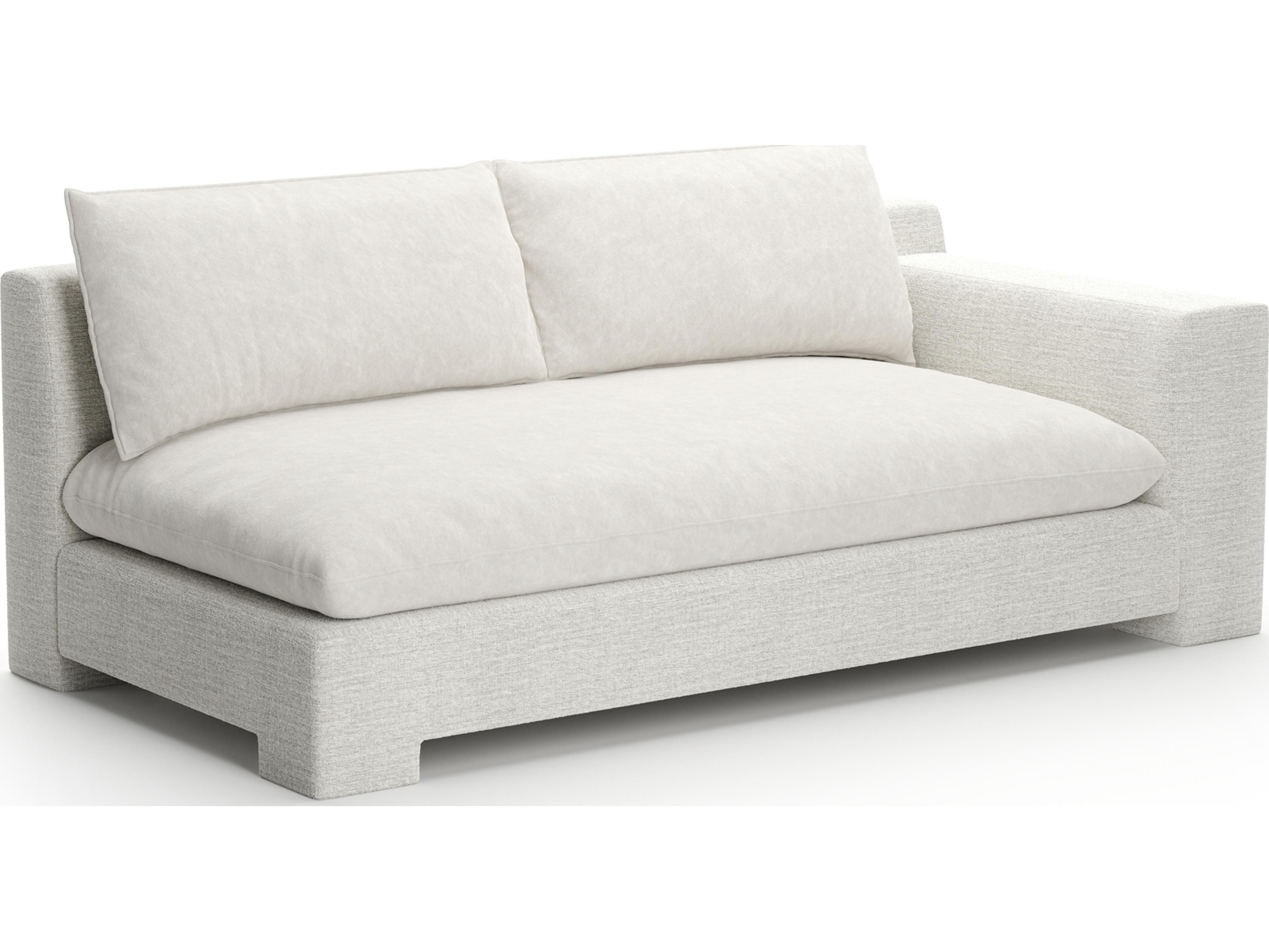 Caracole Devon White Upholstered Sectional Sofa