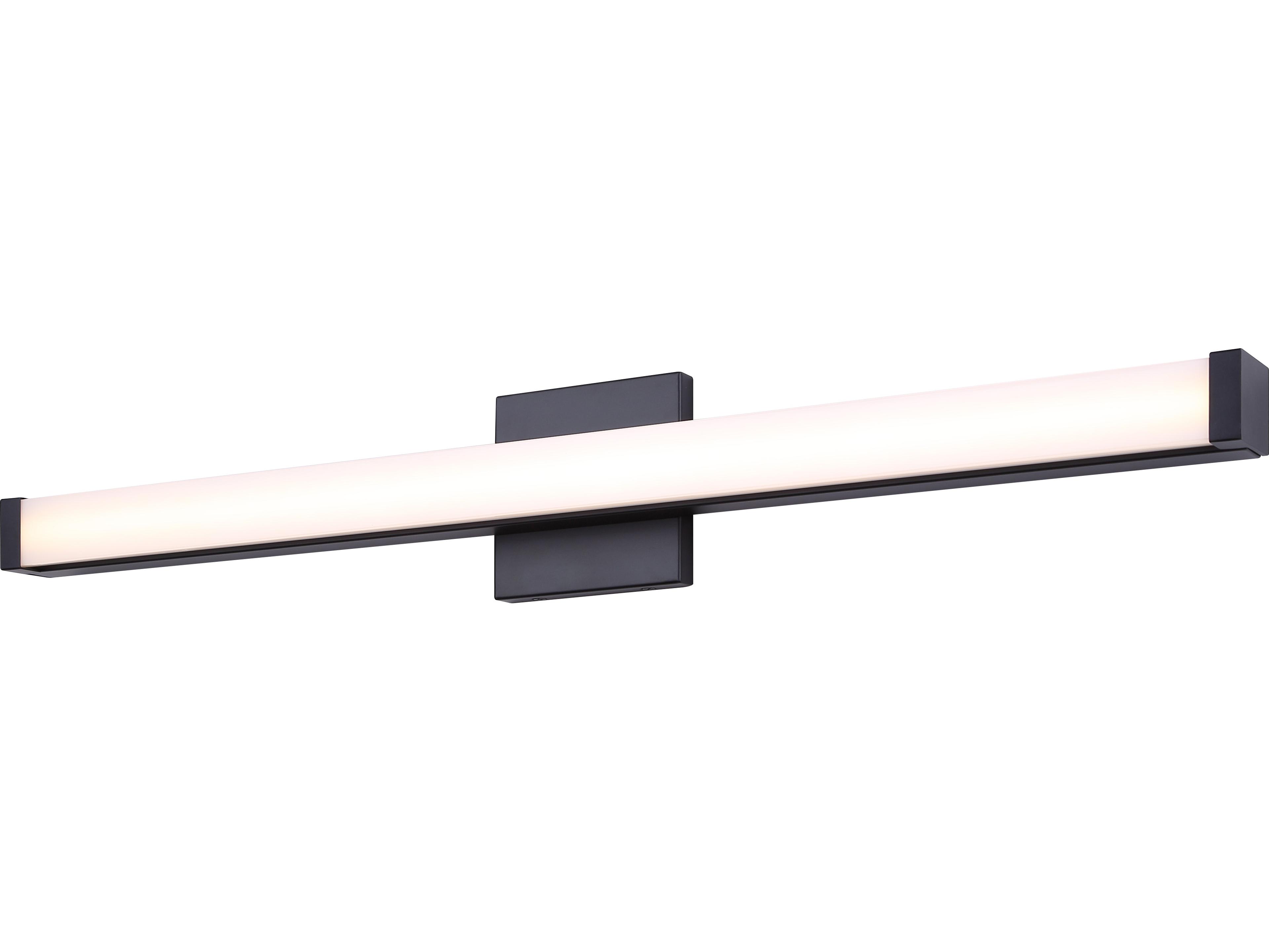 Jonah 1 -light Black LED Vanity Light