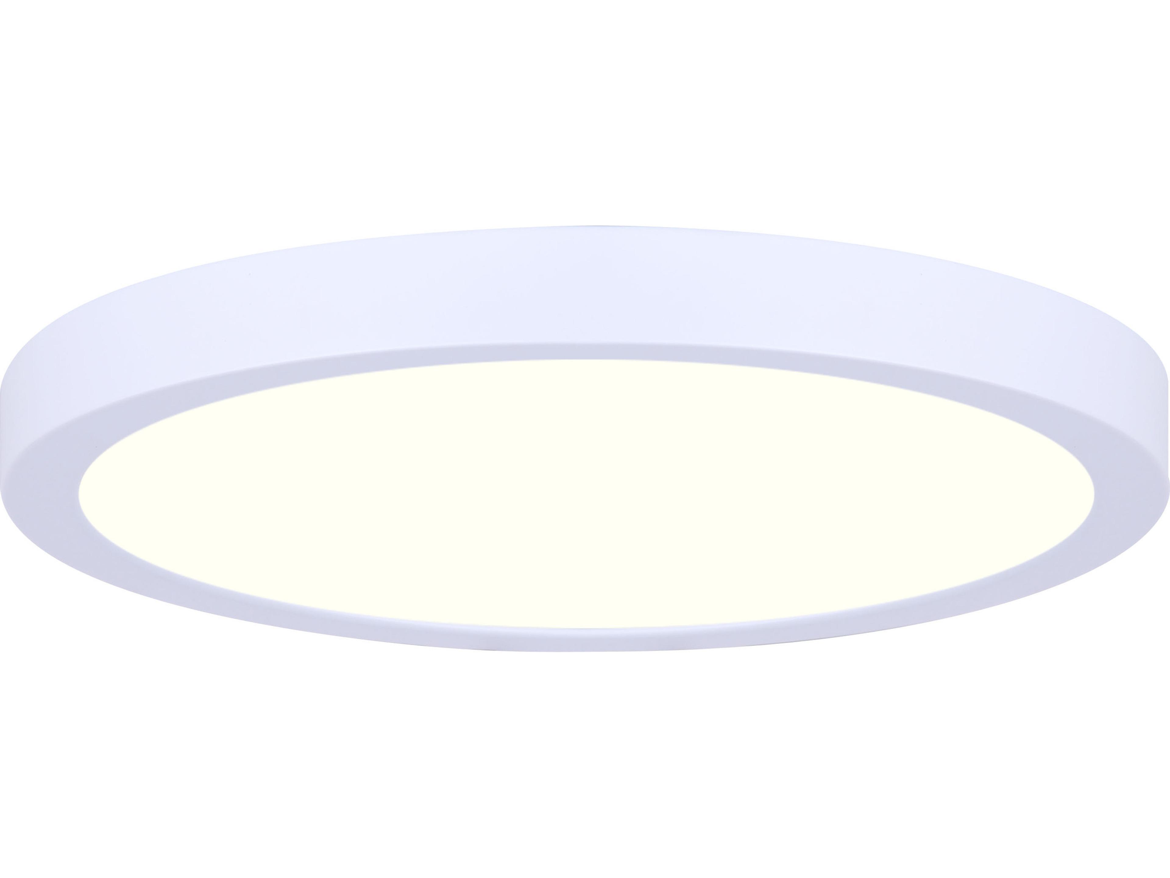 Canarm Led Disk White LED Round Flush Mount