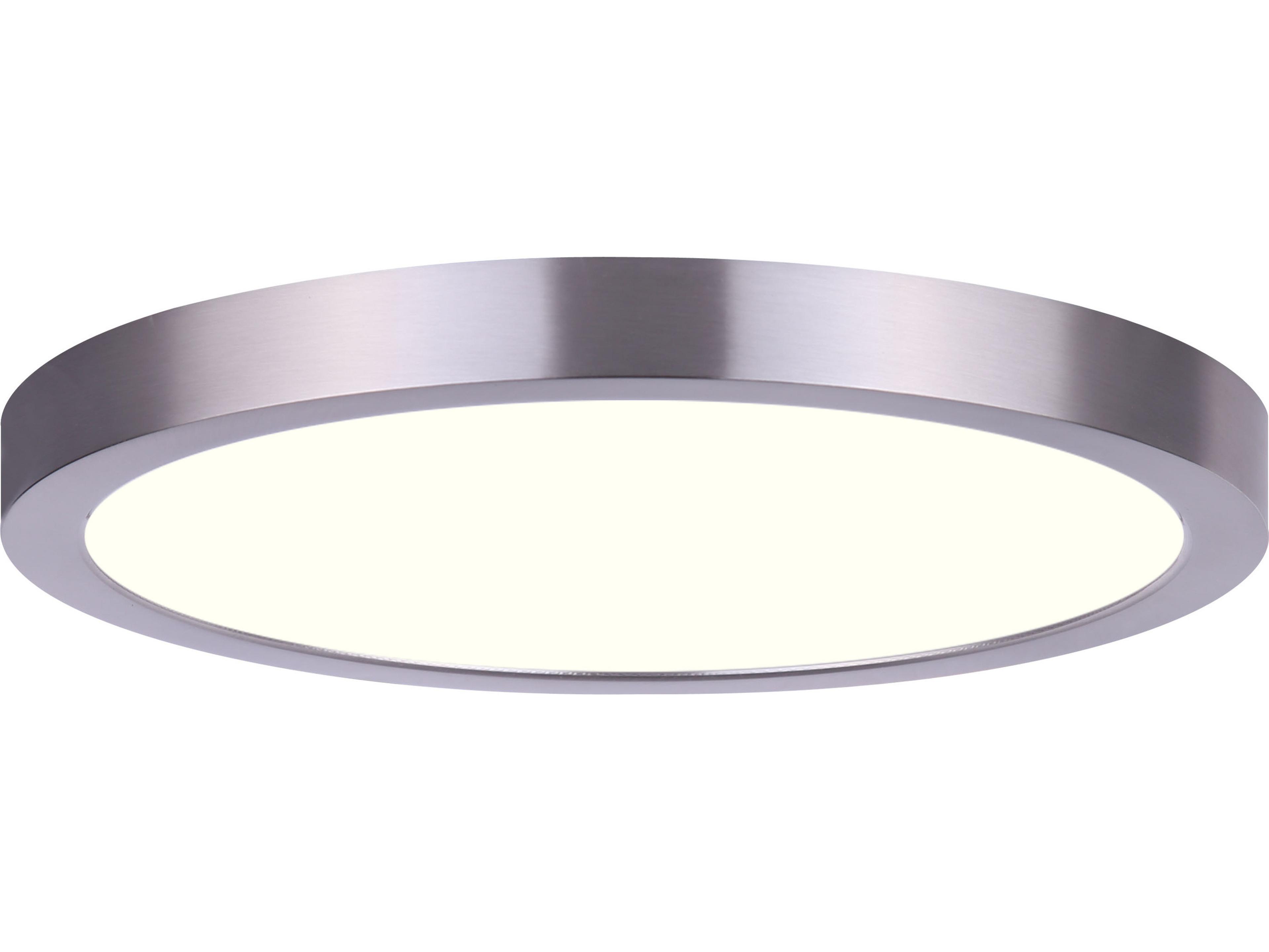 Canarm Led Disk Nickel LED Round Flush Mount