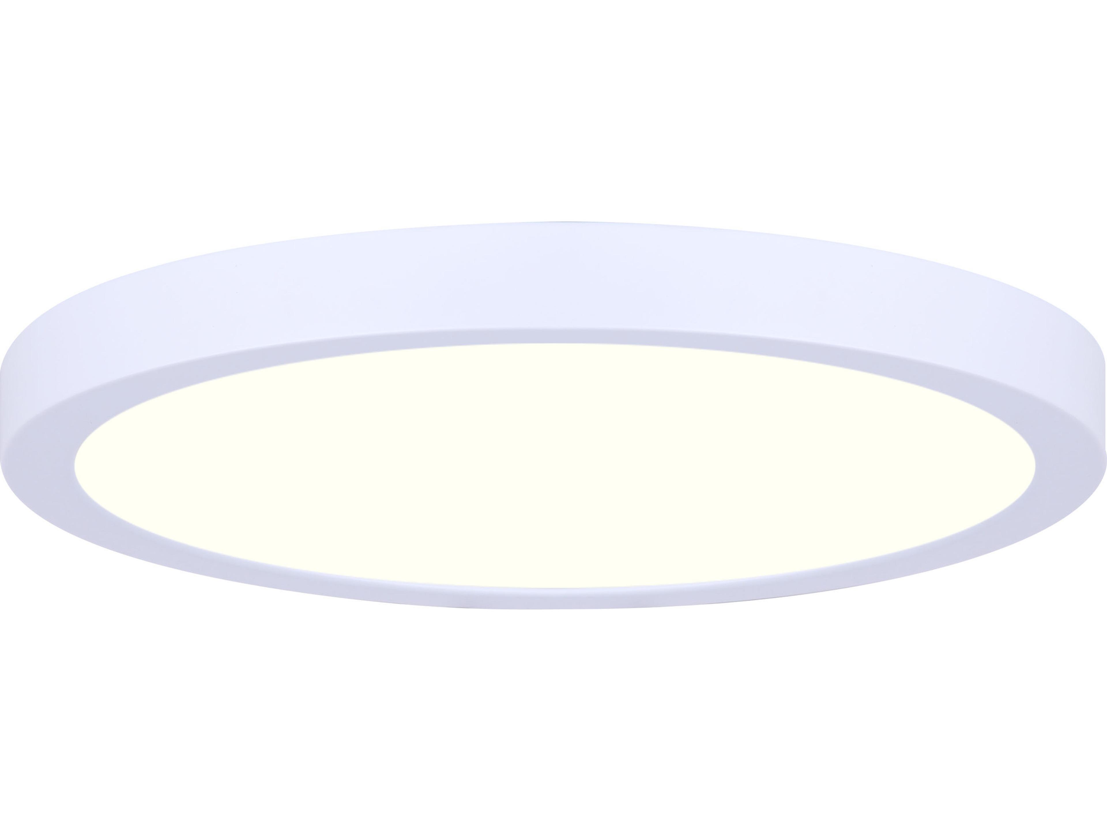 Canarm Led Disk White LED Round Flush Mount