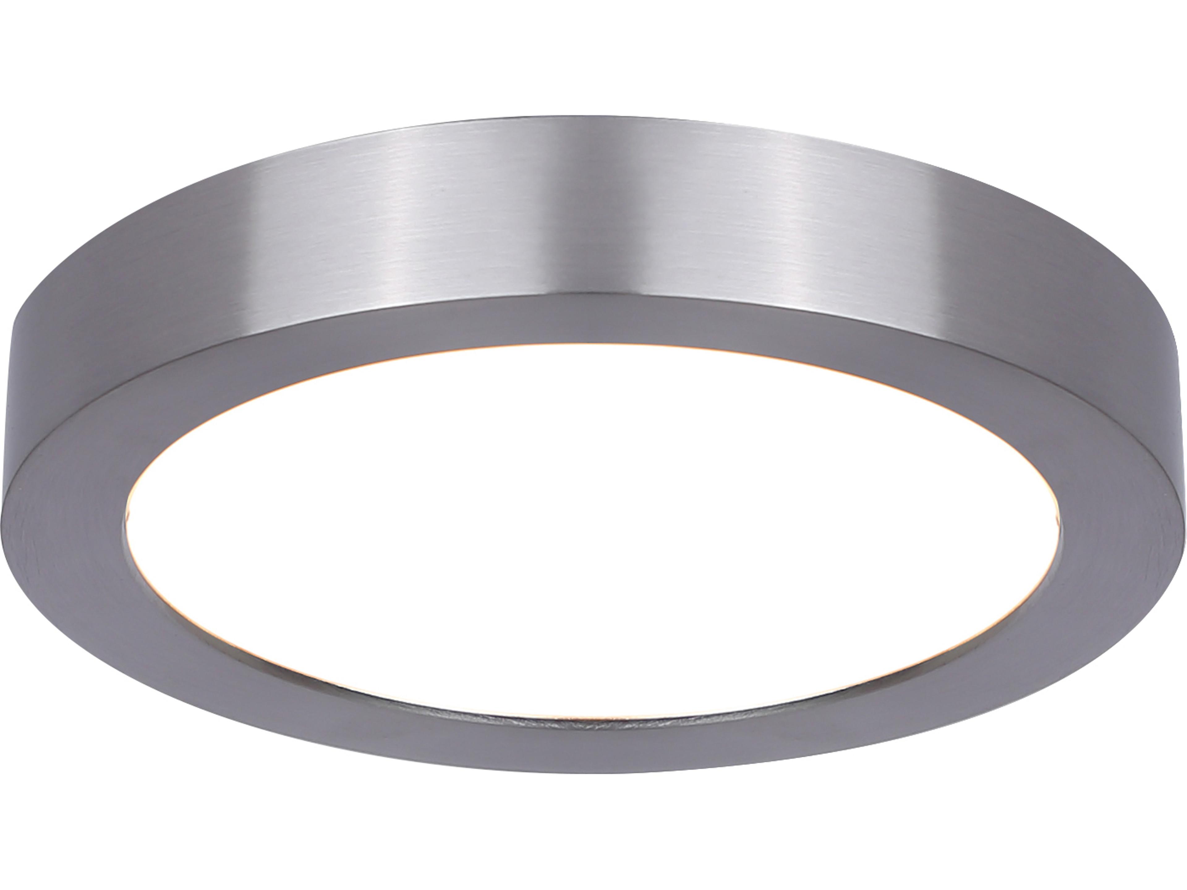 Canarm Led Round Disk Nickel LED Flush Mount