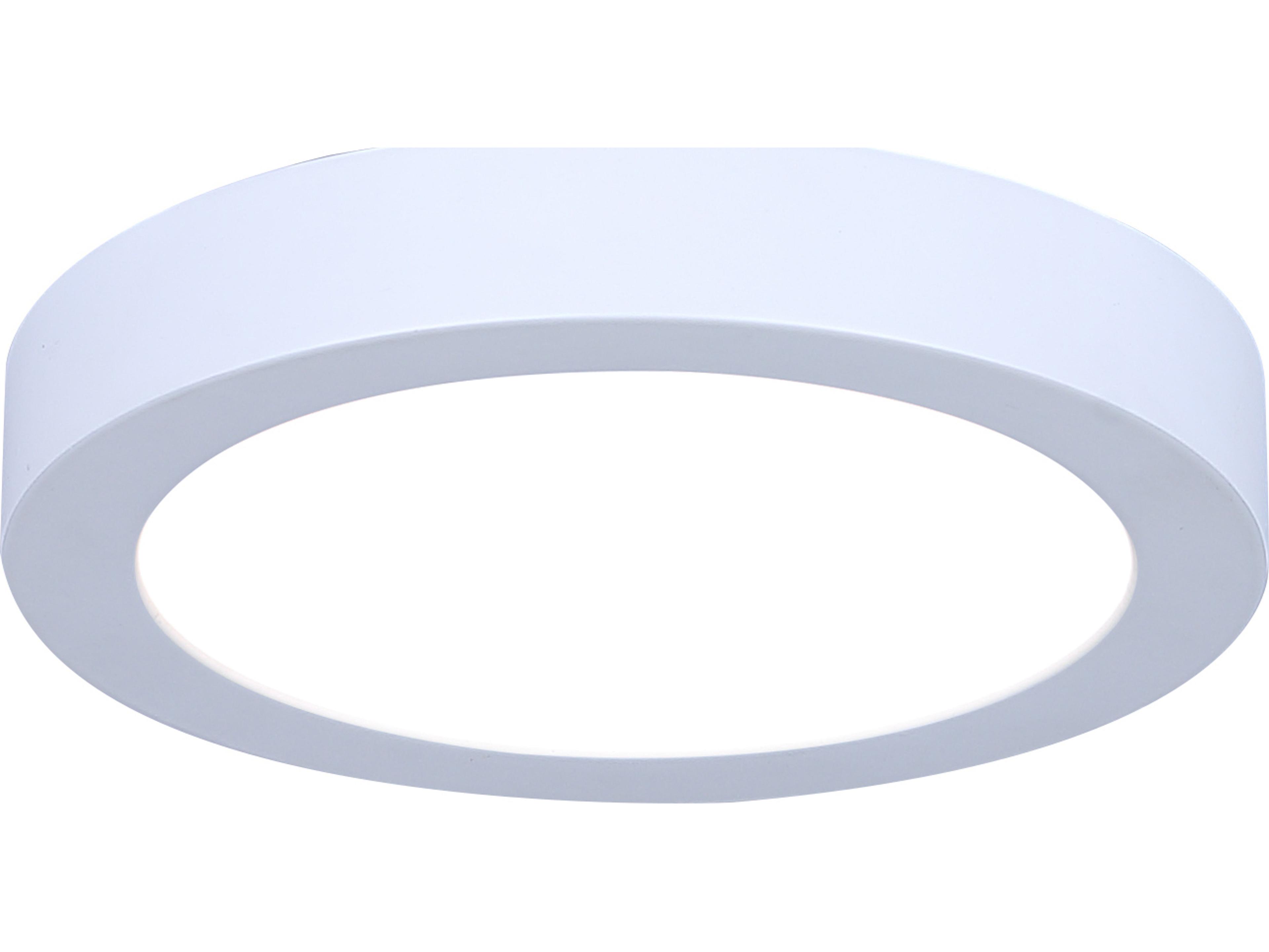 Led Round Disk White LED Flush Mount
