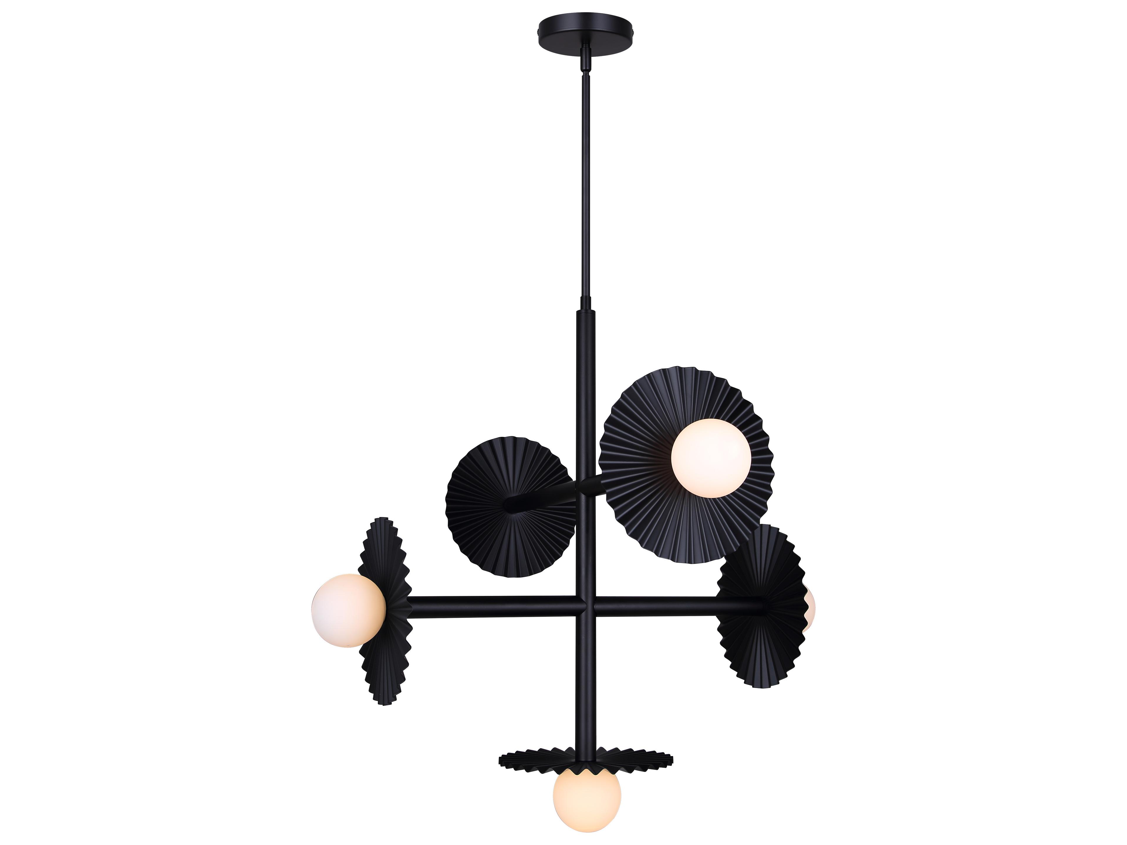 Canarm Payton 5 -light Black Chandelier