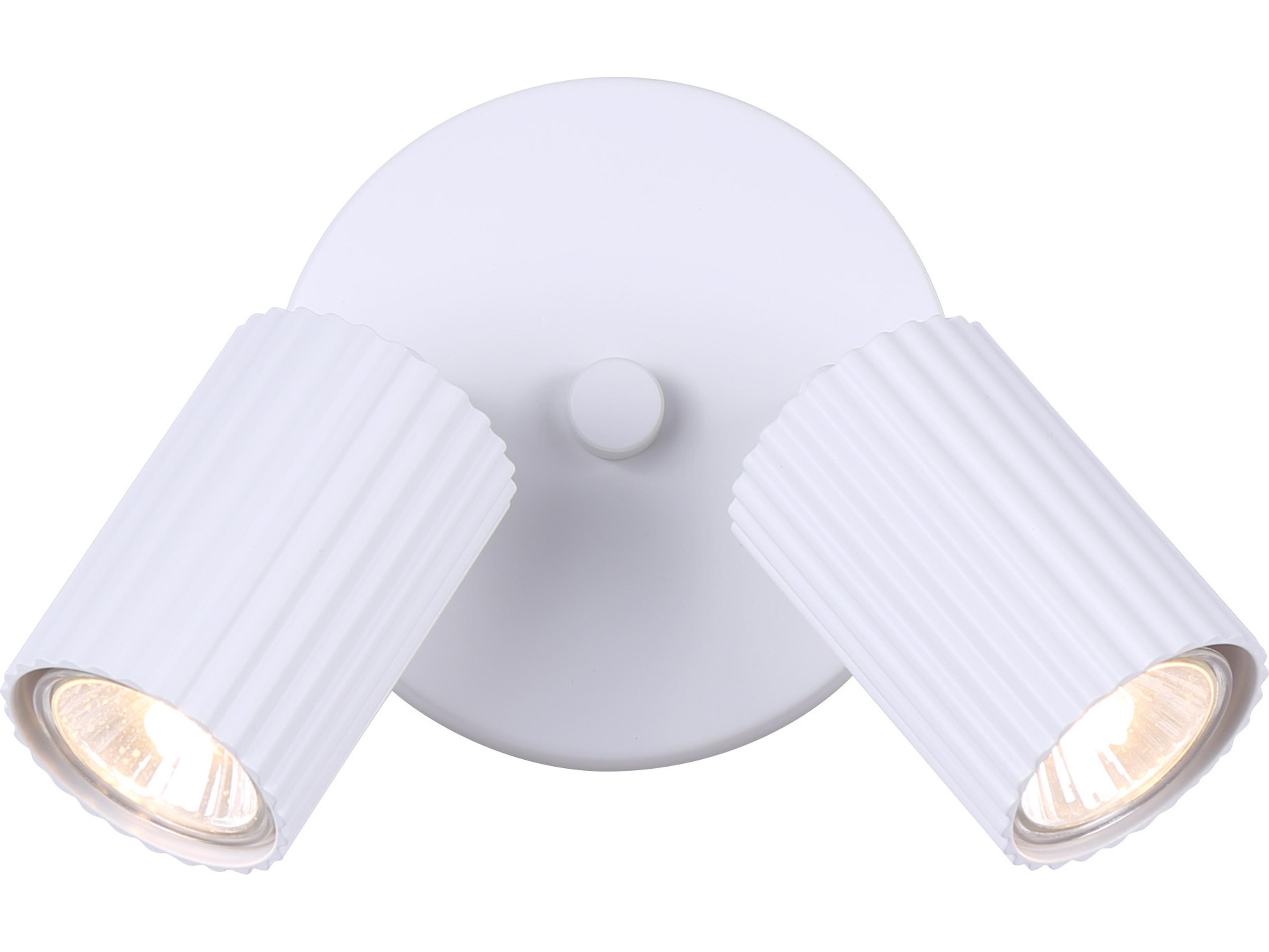 Canarm Rexton 2 -light White Cylinder Spot Light