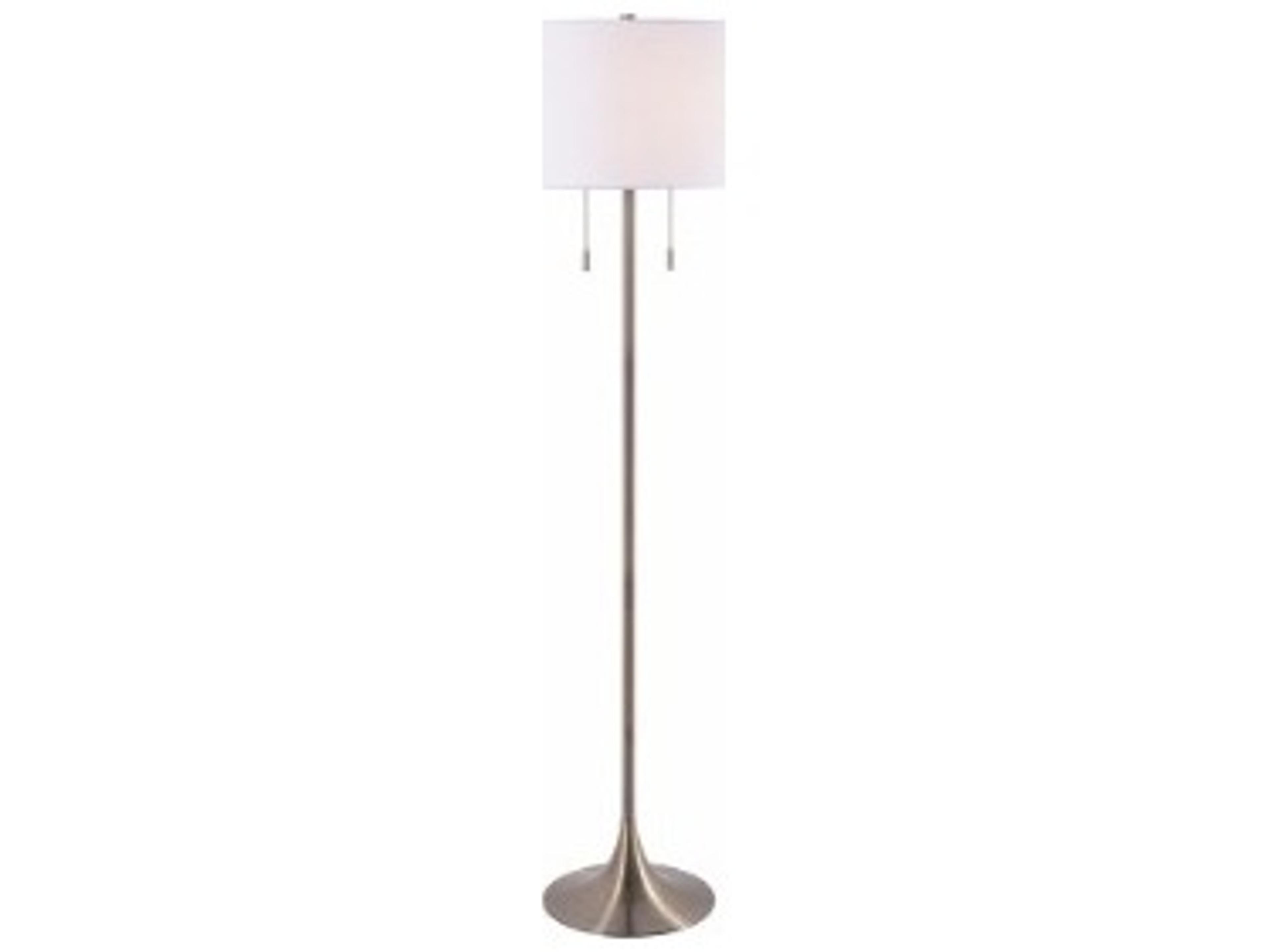 Canarm Clara Nickel Floor Lamp