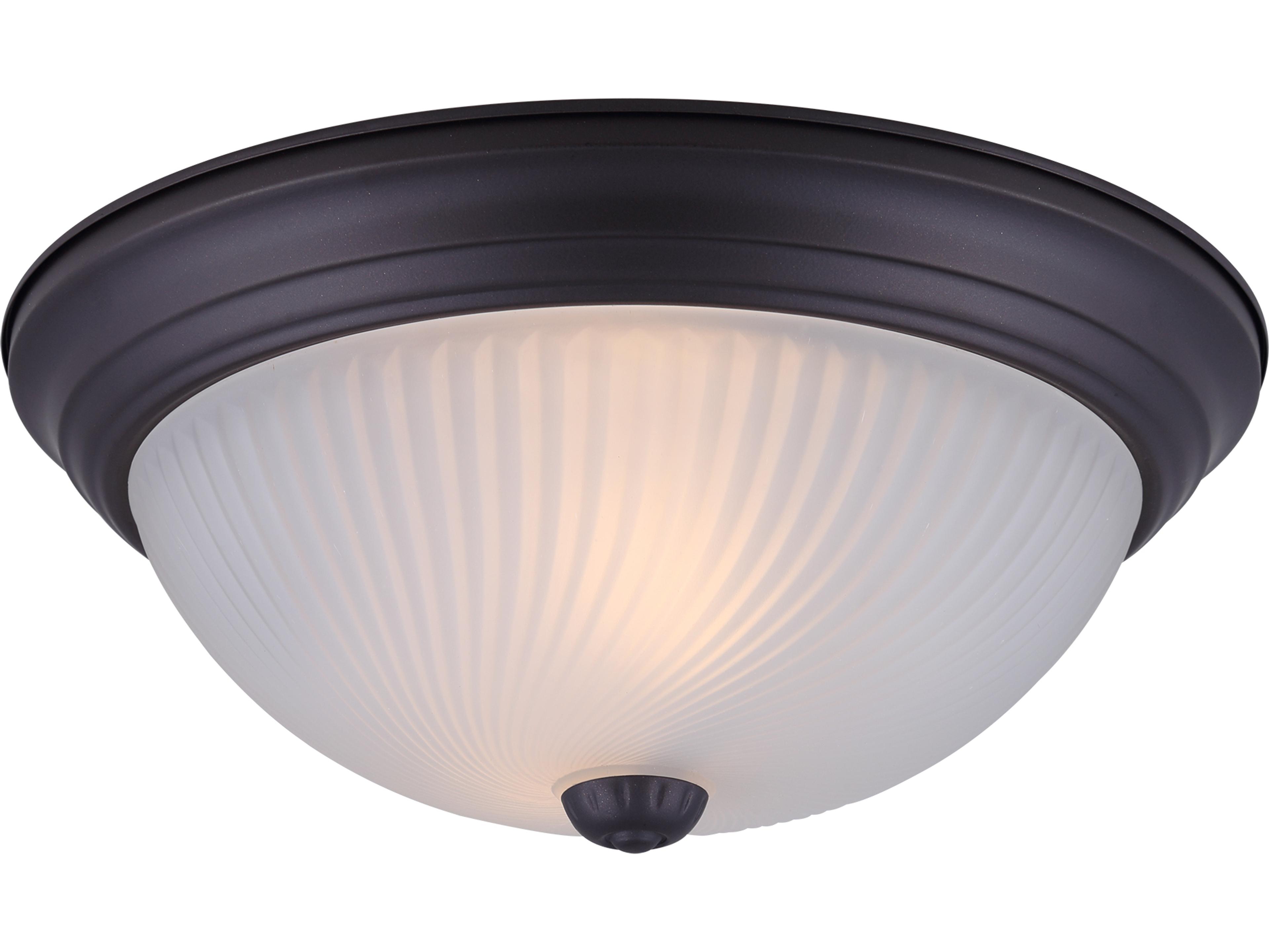 Canarm Fmount 2 -light Bronze Dome Flush Mount