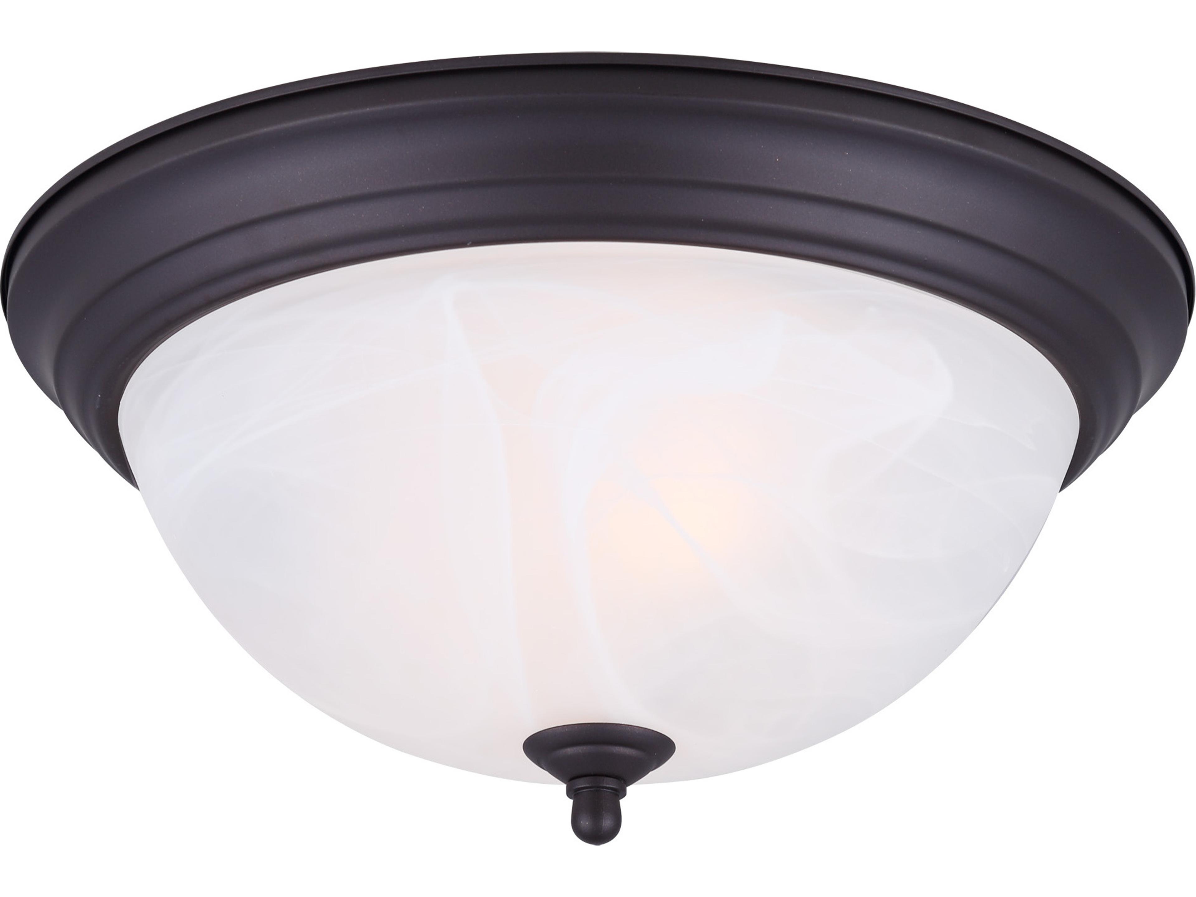 Canarm Fmount 2 -light Bronze Dome Flush Mount