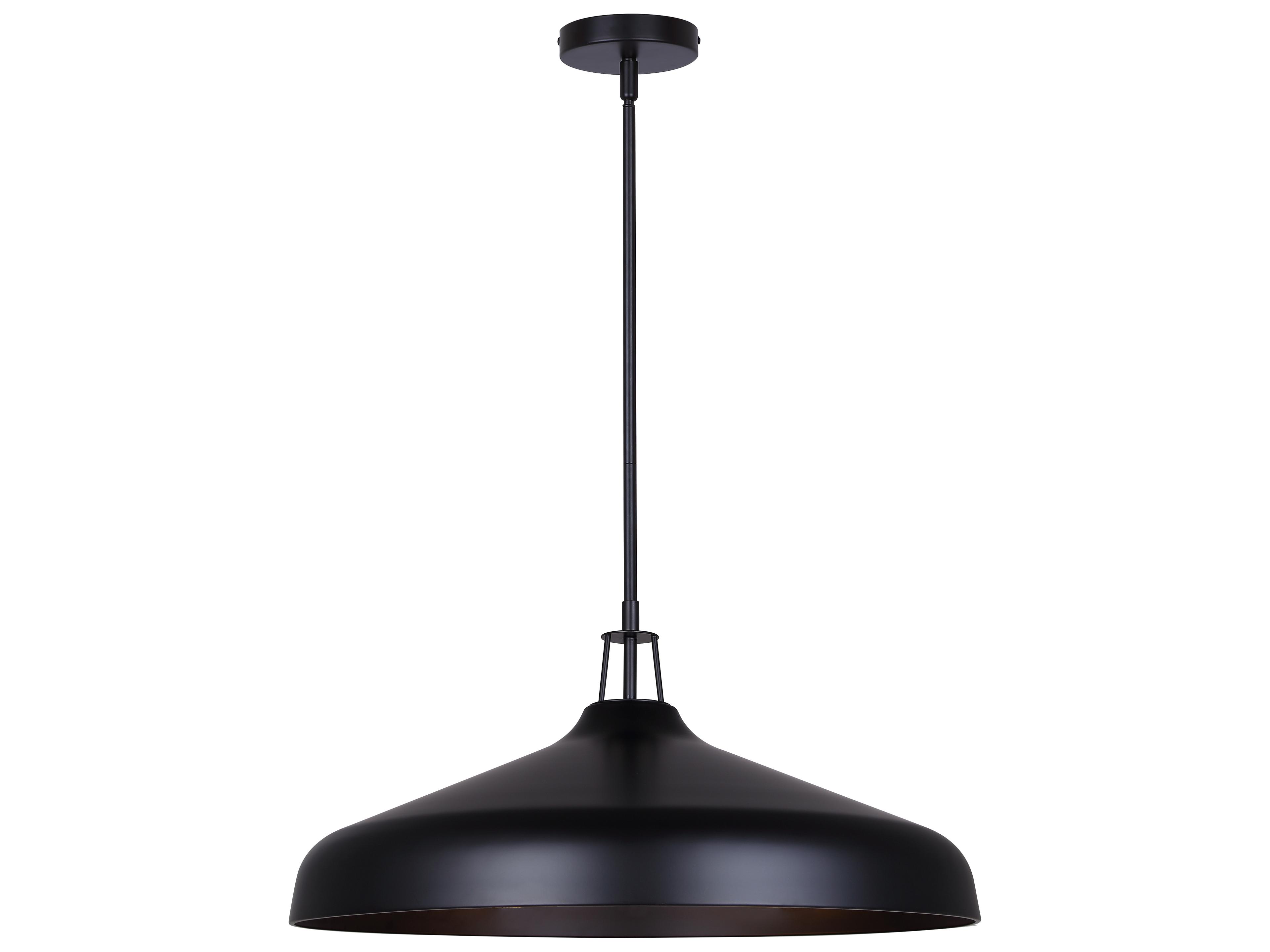 Canarm Holland 4 -light Black Bowl Pendant