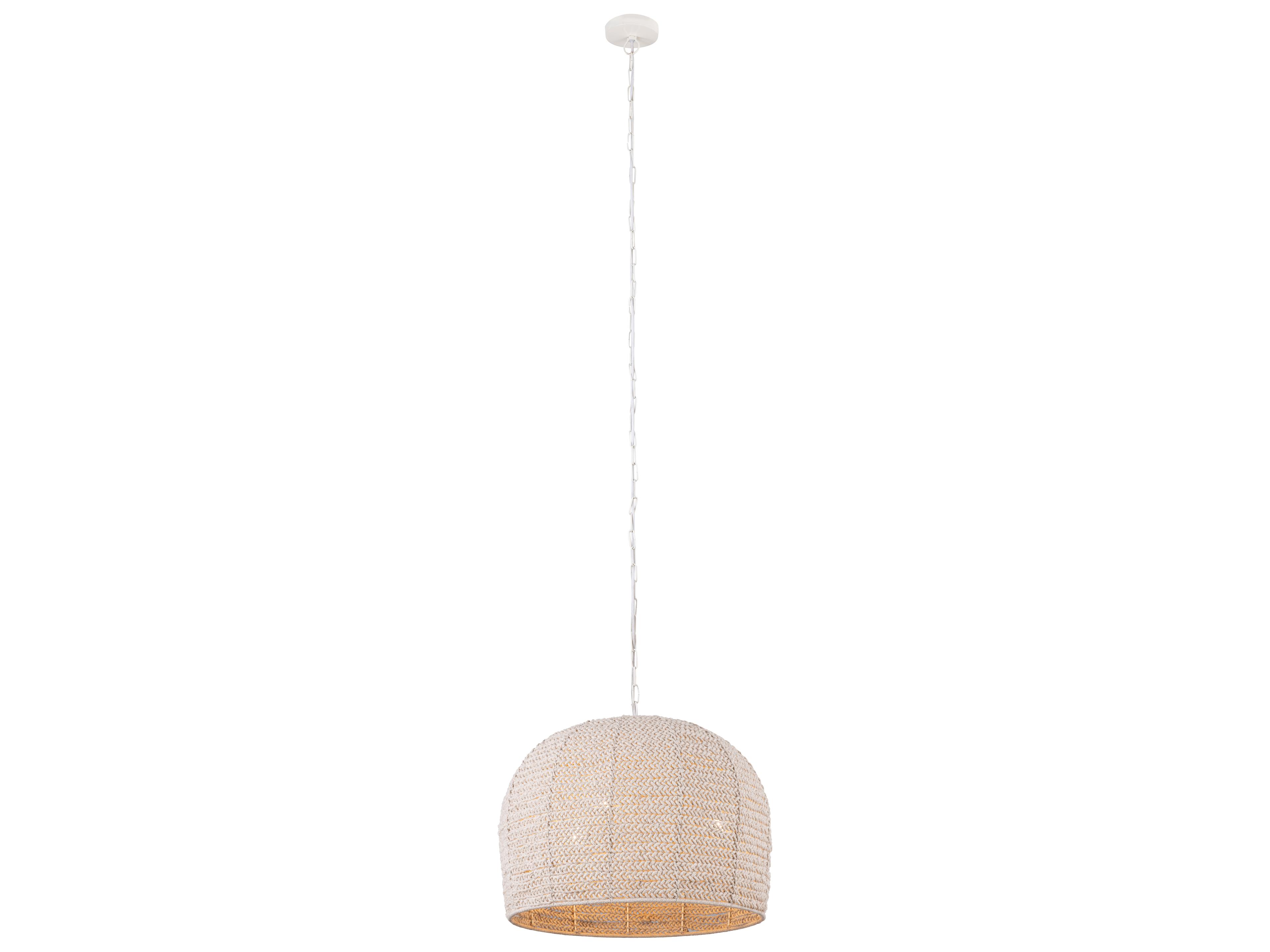 Canarm Devi 3 -light White Dome Pendant
