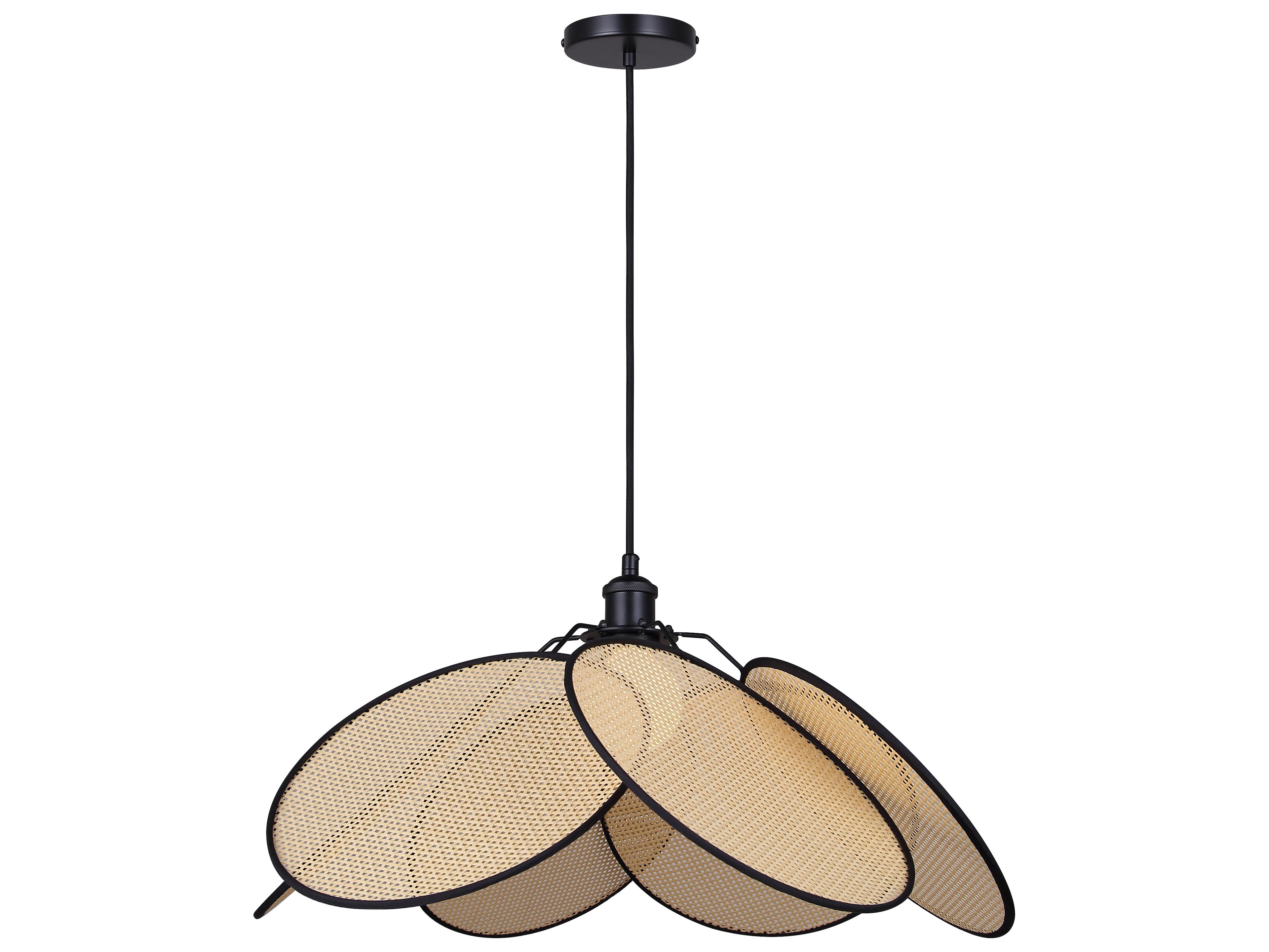 Canarm Madison 1 -light Black Round Pendant
