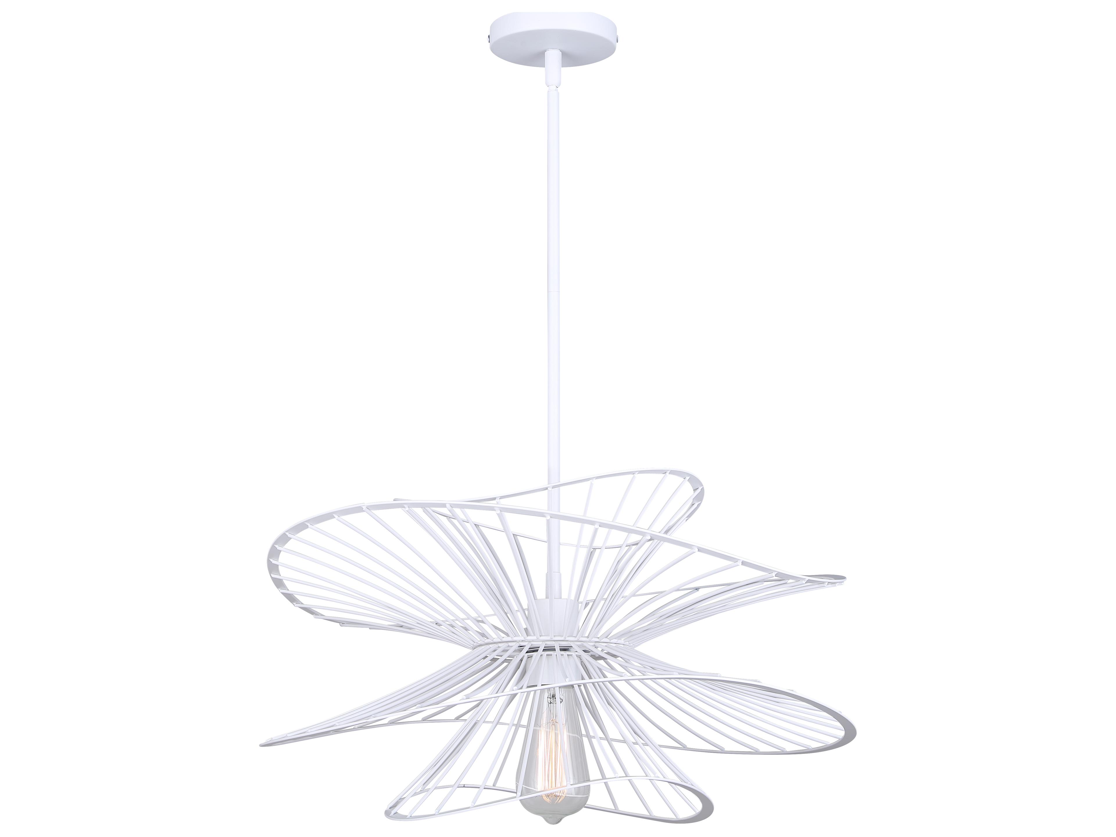 Canarm Channel 1 -light White Pendant