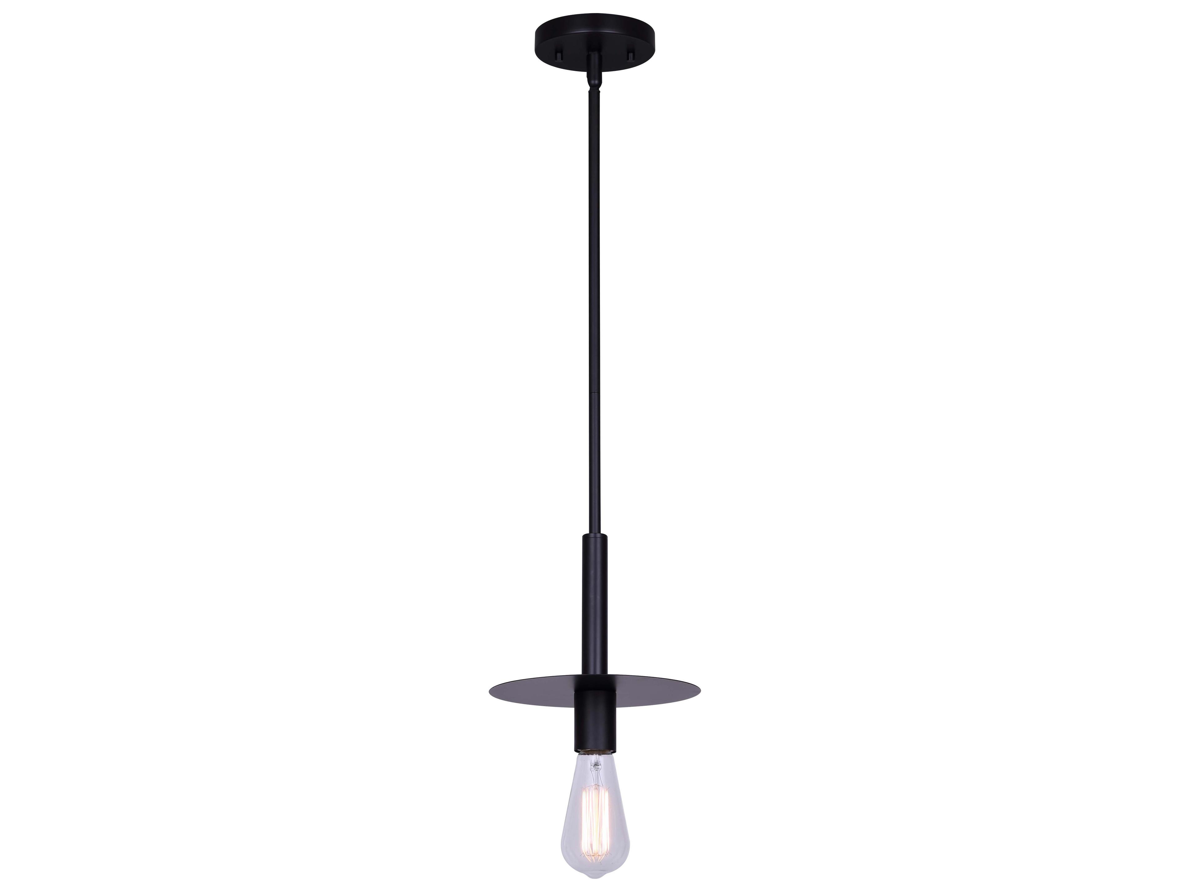 Canarm Viggo 1 -light Black Mini Pendant