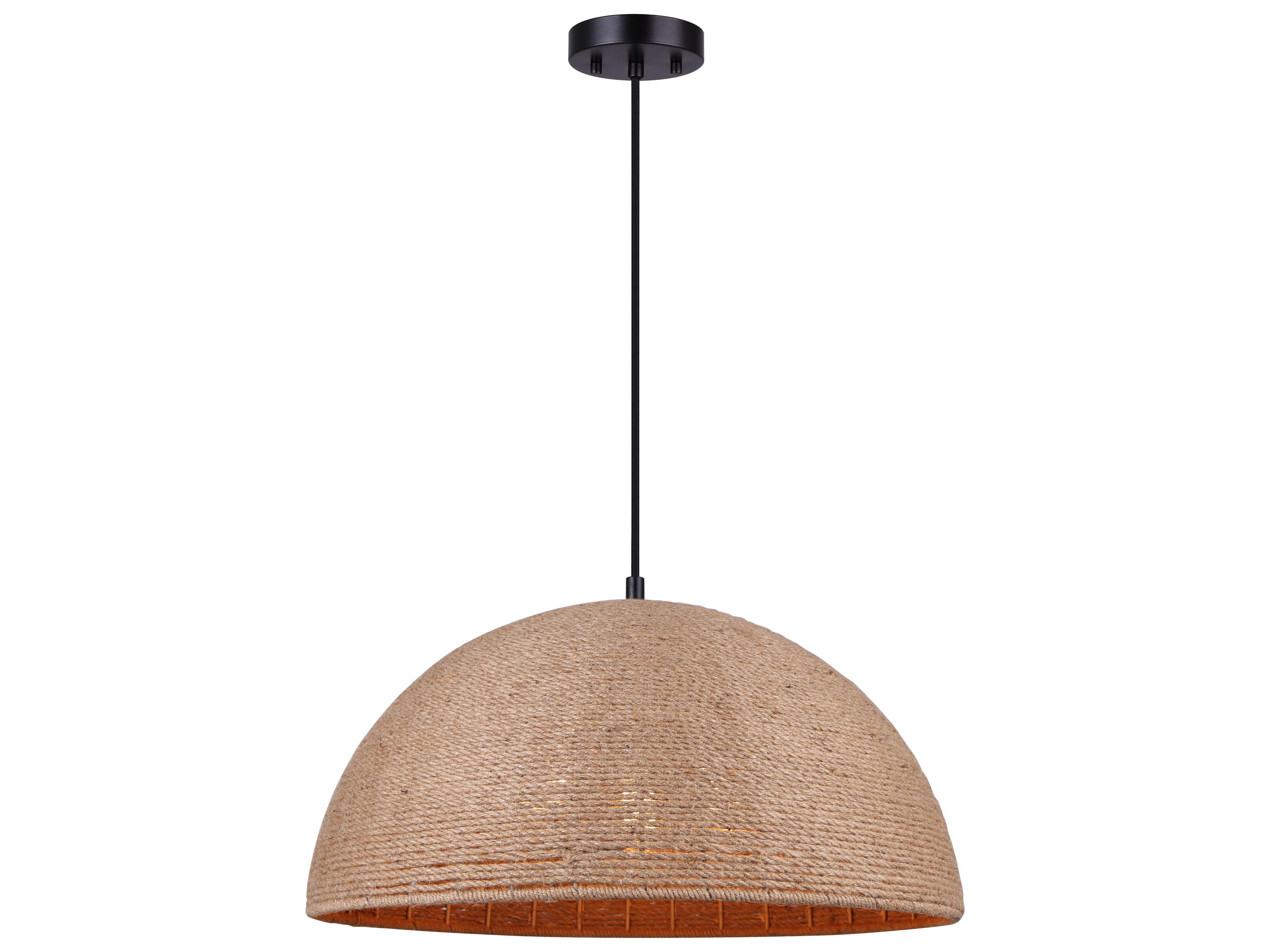 Aubrie 3 -light Black Dome Pendant