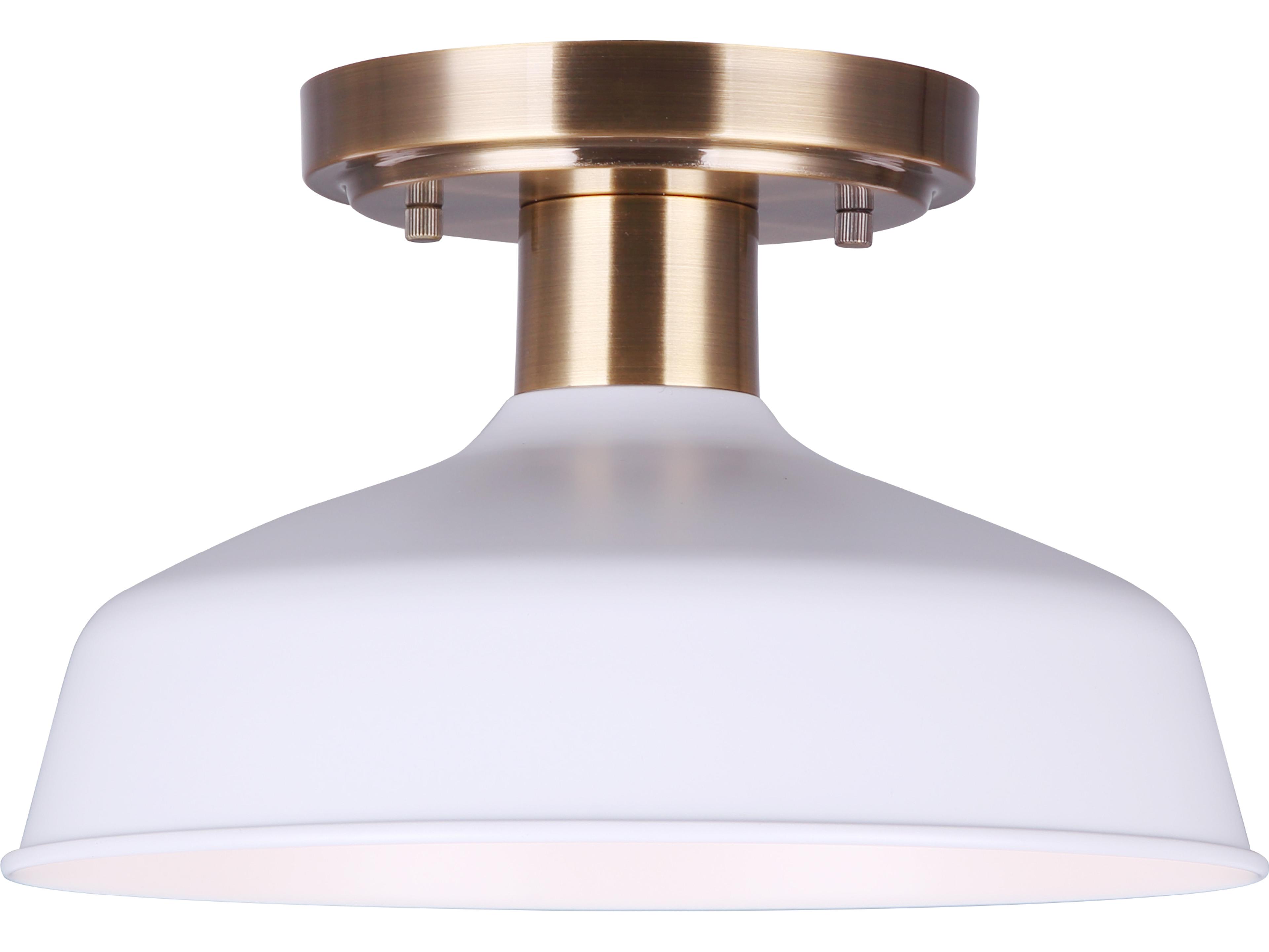 Canarm Bello 1 -light Gold Bowl Semi Flush Mount