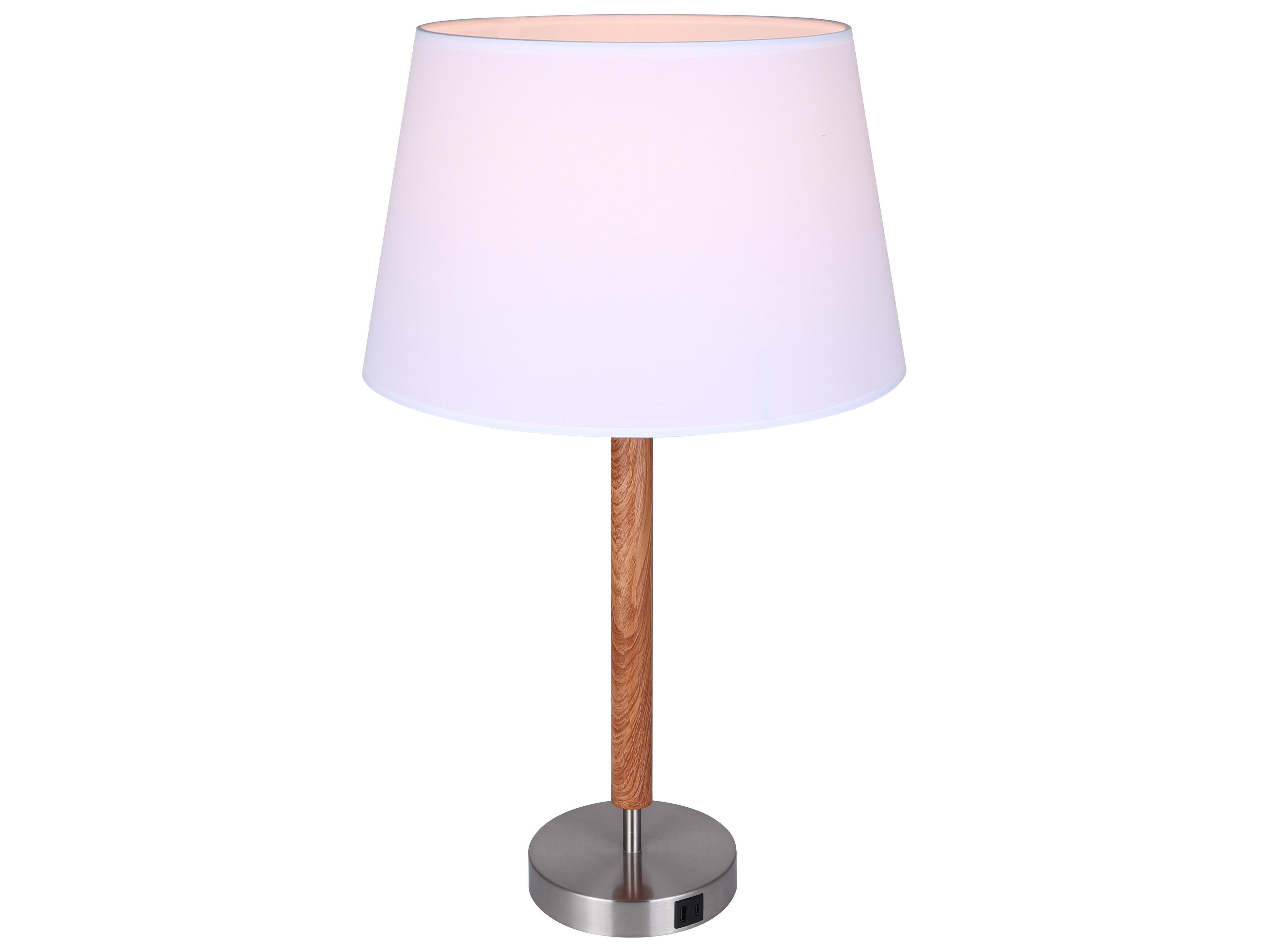 Canarm Maly Nickel Table Lamp