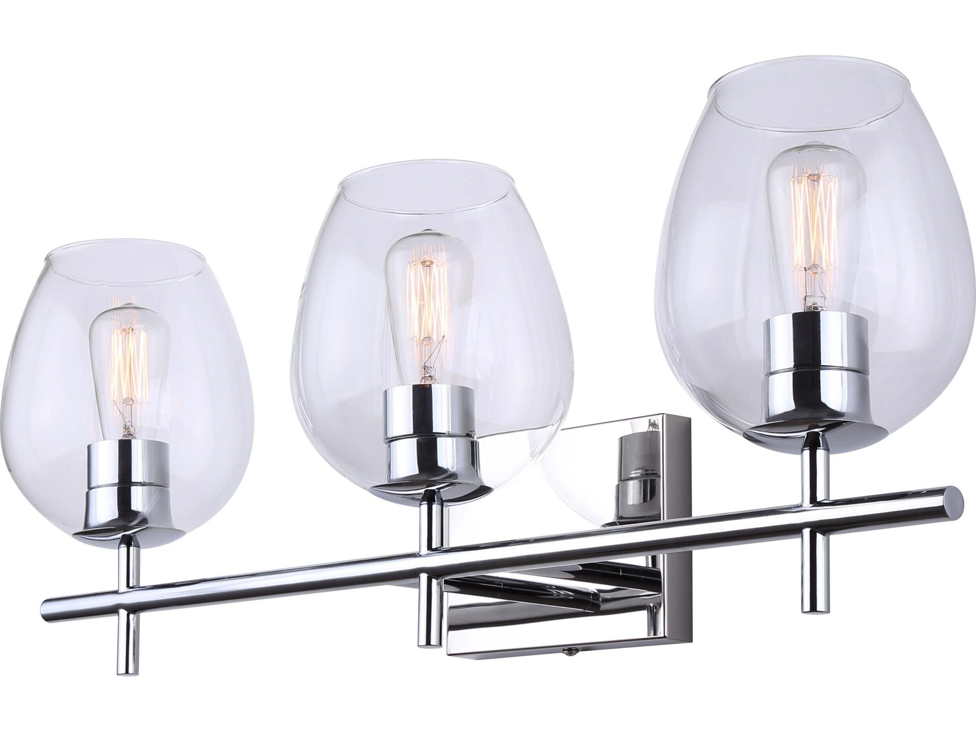 Canarm Cain 3 -light Chrome Vanity Light