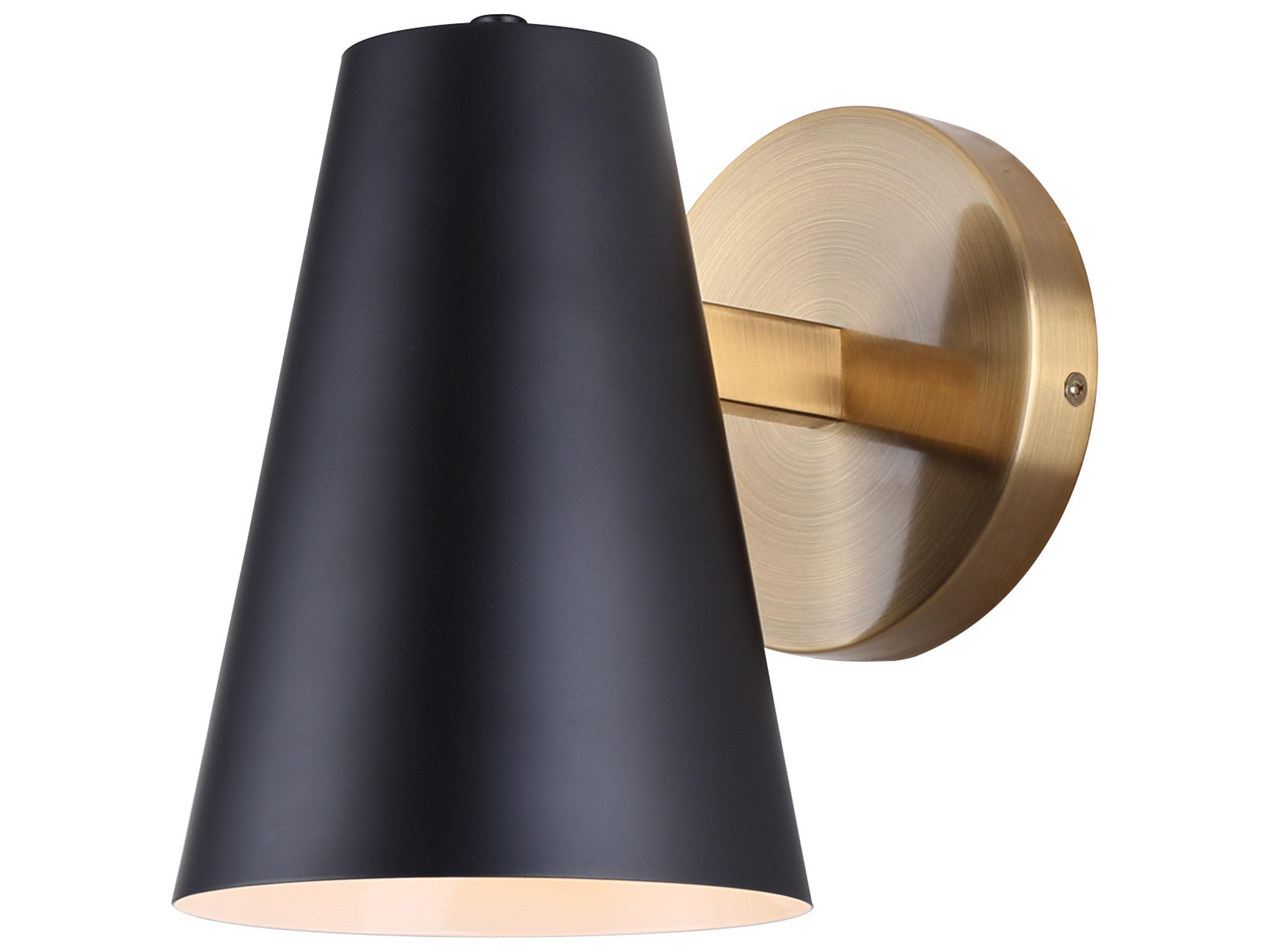 Canarm Harken 1 -light Black Wall Sconce