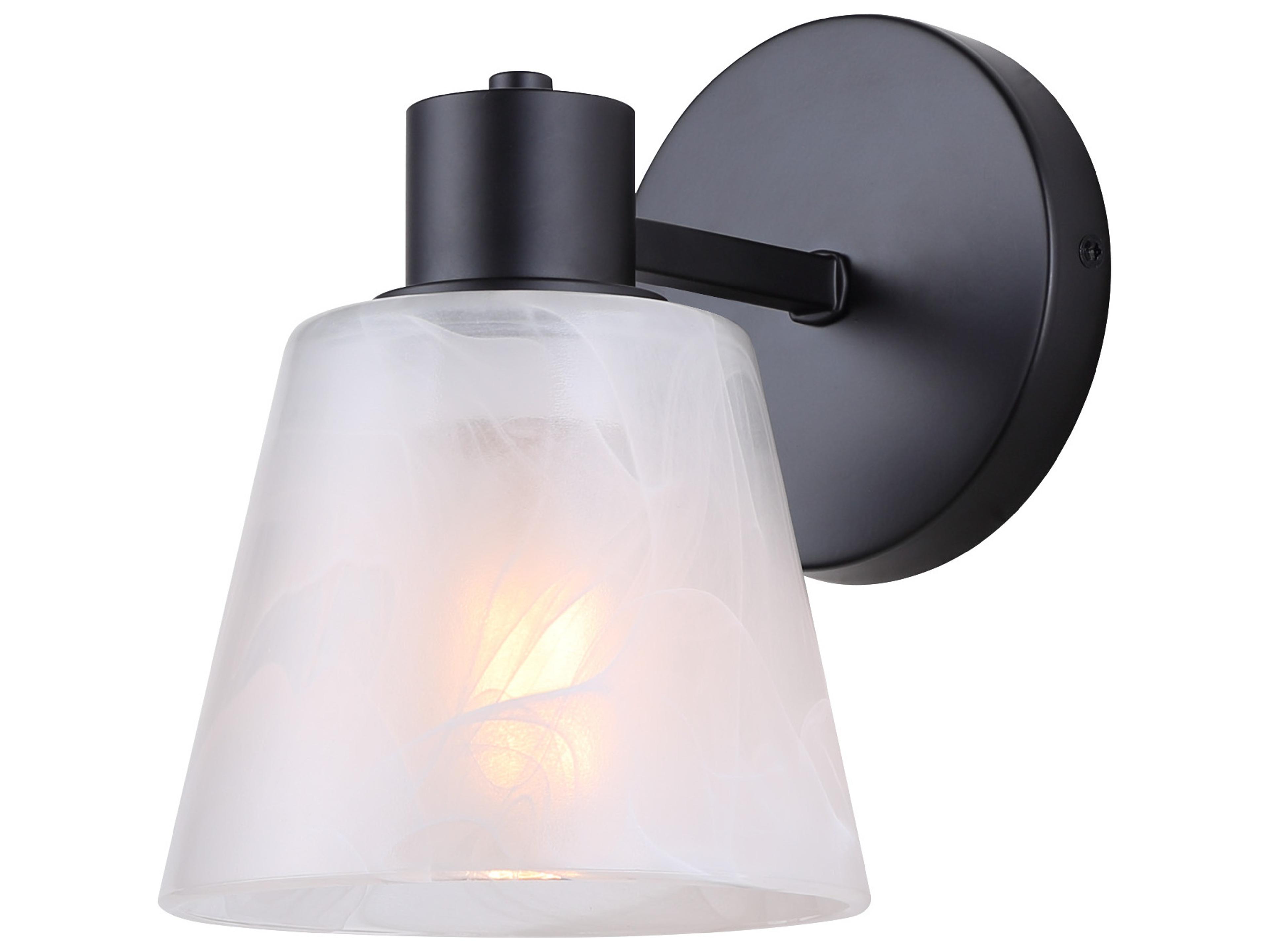 Canarm Luelle 1 -light Black Wall Sconce