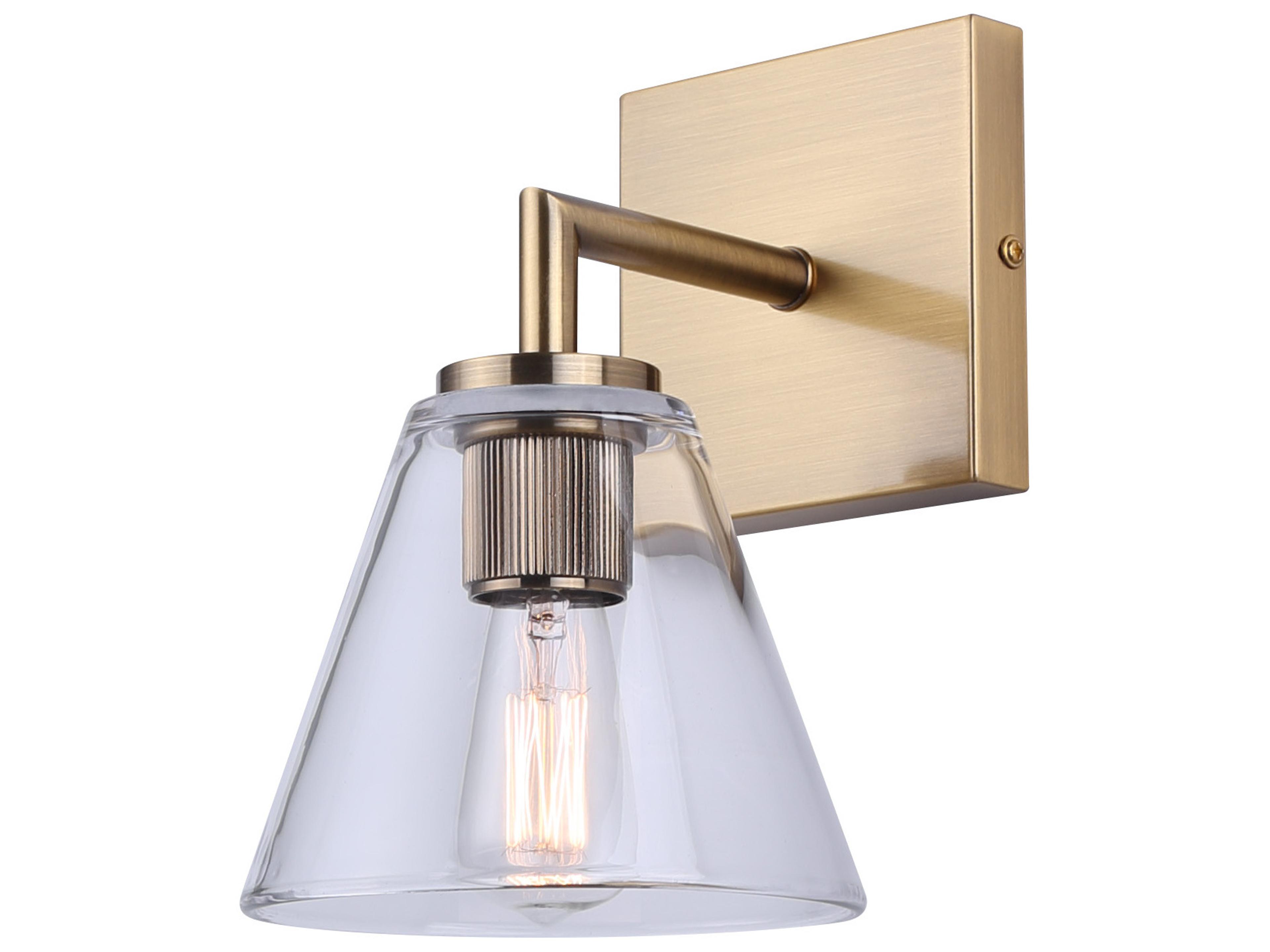 Canarm Berklie 1 -light Gold Wall Sconce