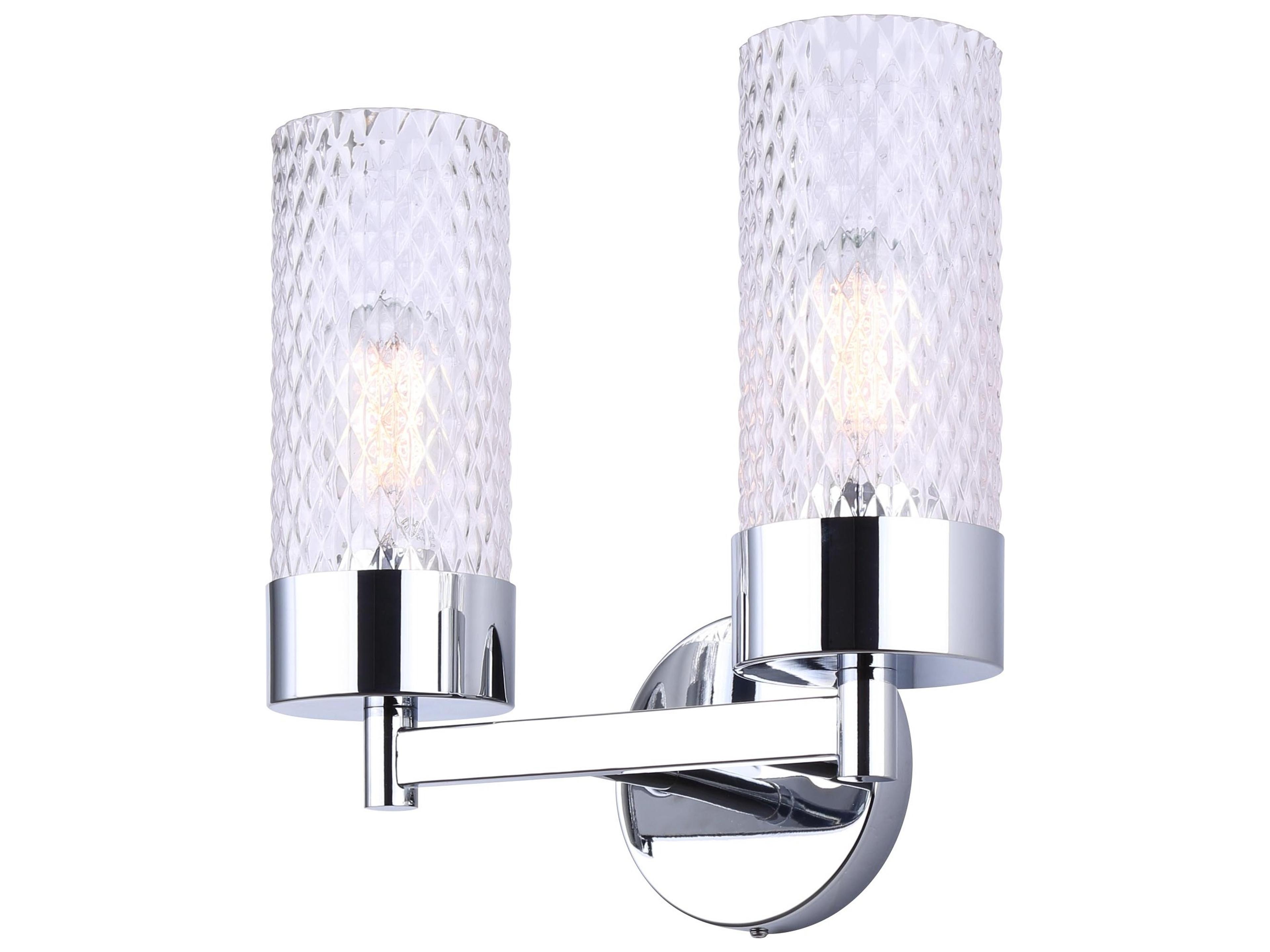 Eden 2 -light Chrome Vanity Light