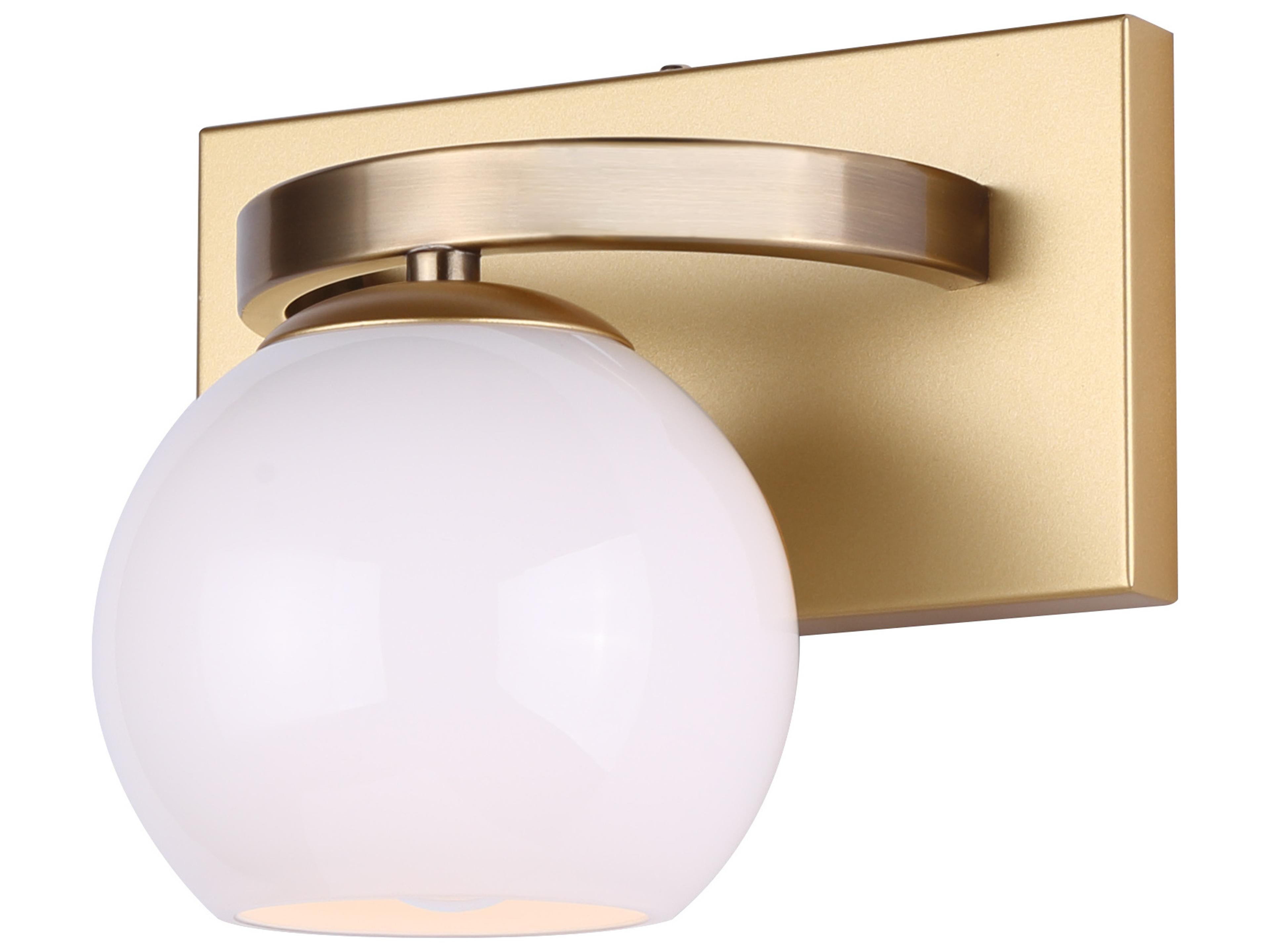 Canarm Monroe 1 -light Gold Wall Sconce