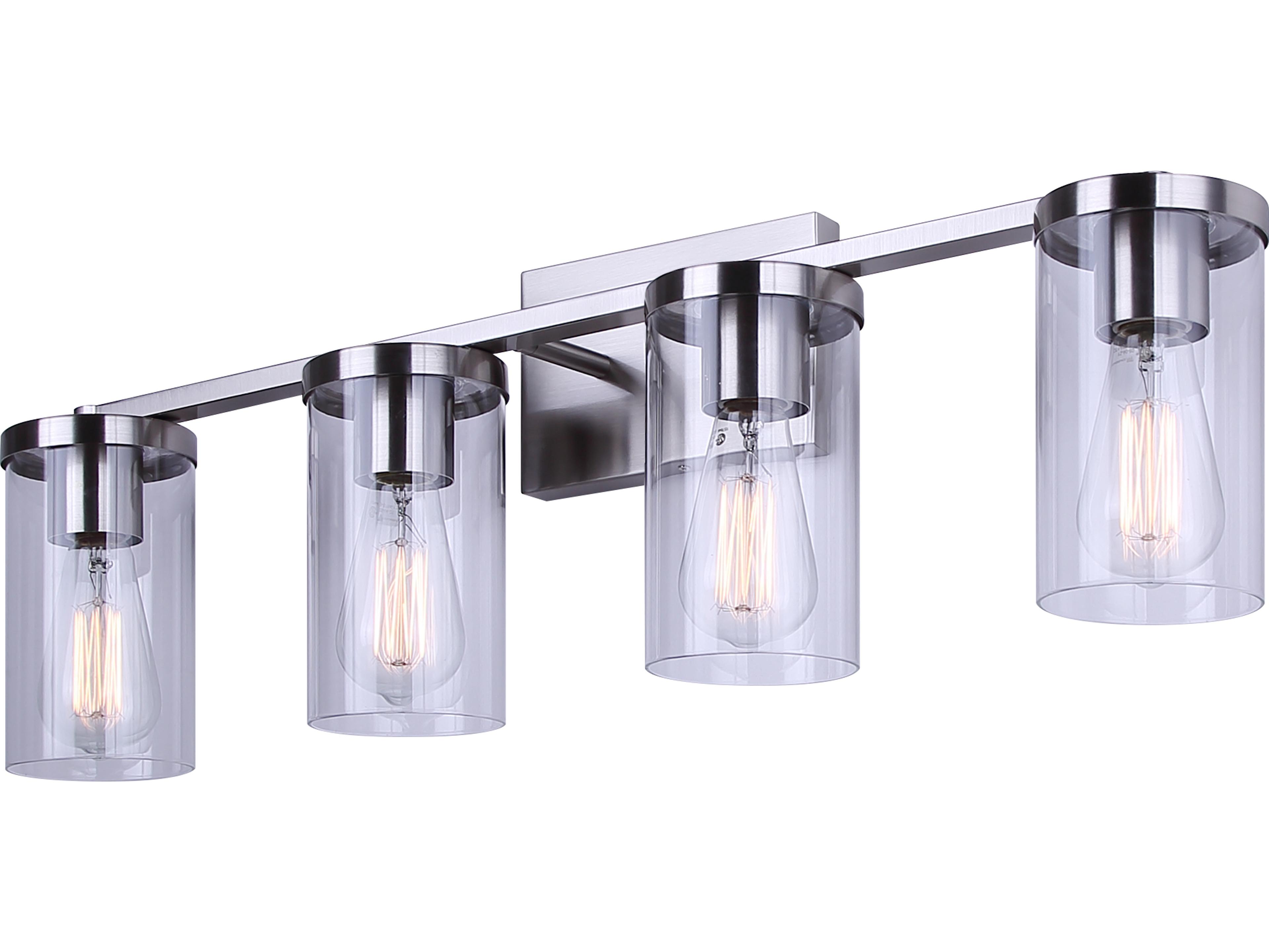 Canarm Britton 4 -light Nickel Vanity Light