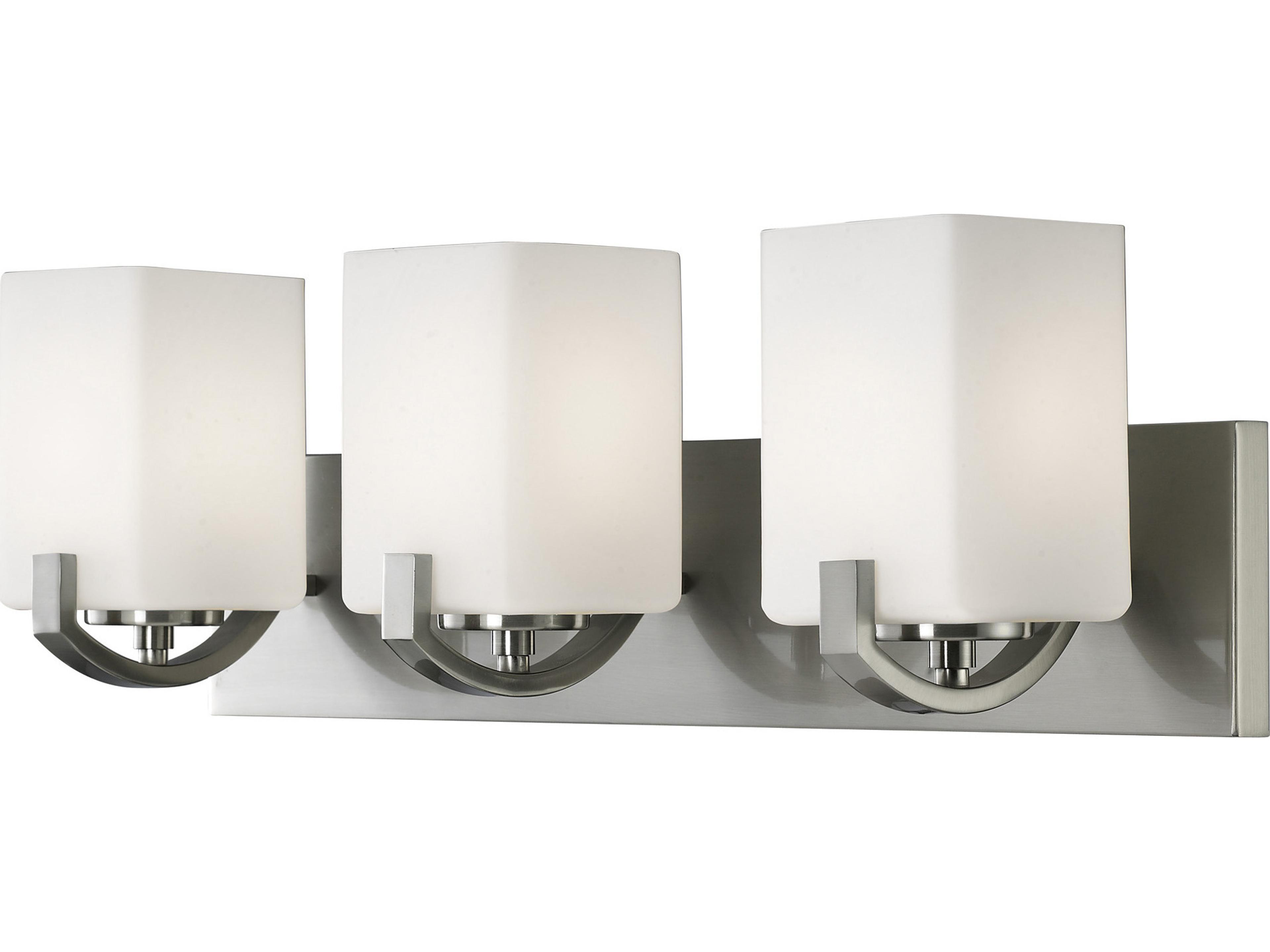 Canarm Palmer 3 -light Nickel Vanity Light