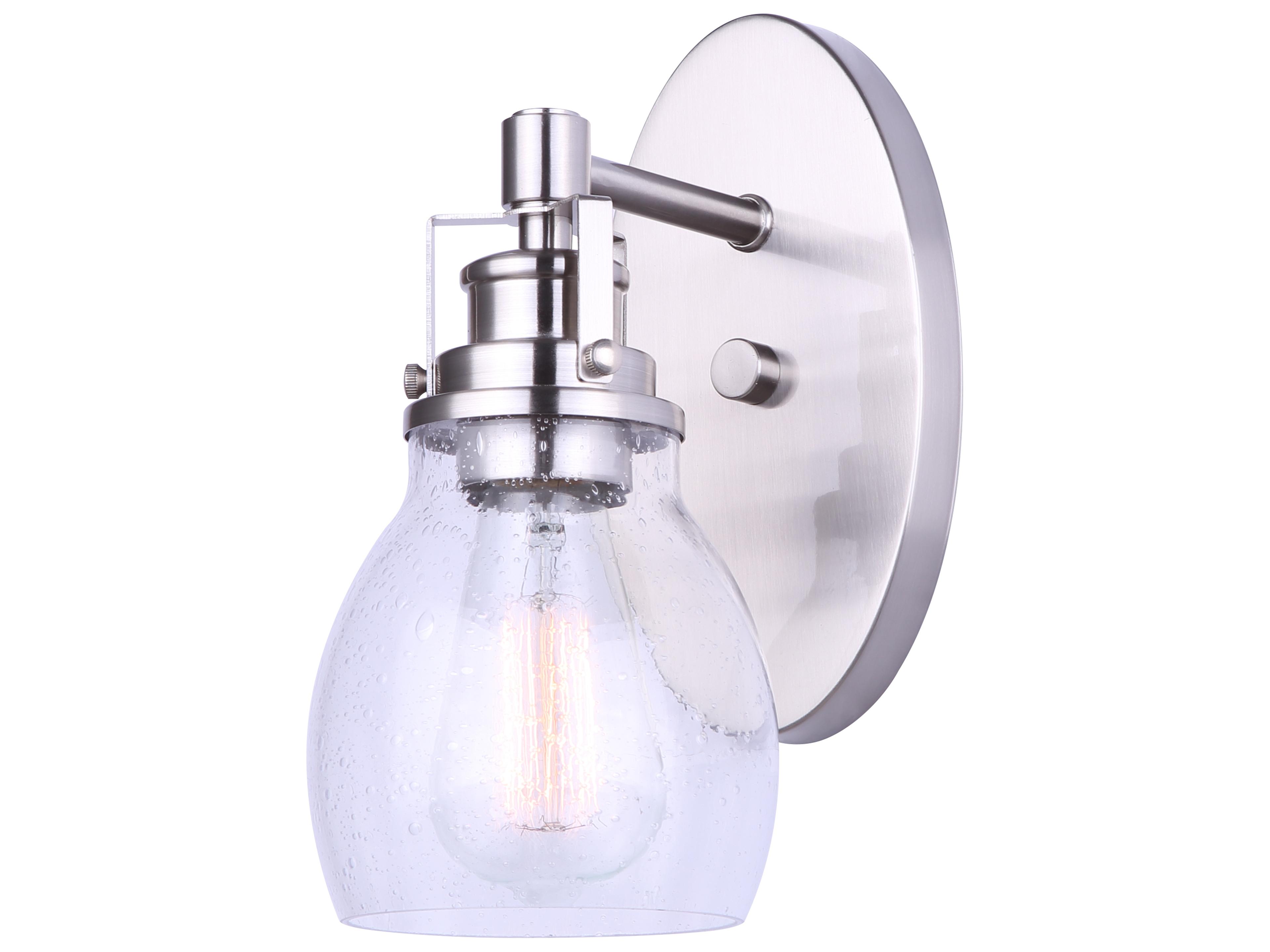 Canarm Carson 1 -light Nickel Vanity Light