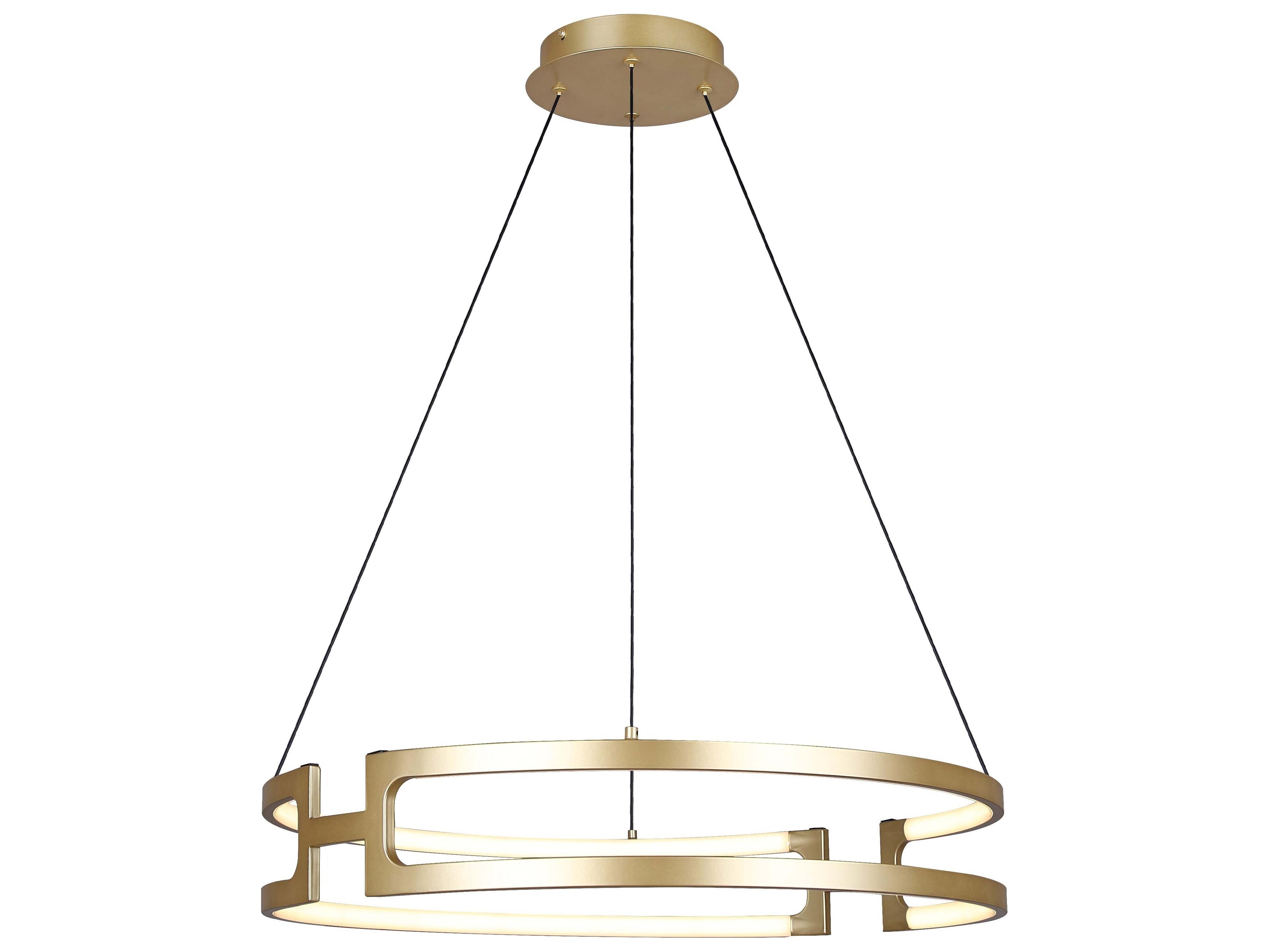 Canarm Bettony 1 -light Gold LED Round Pendant
