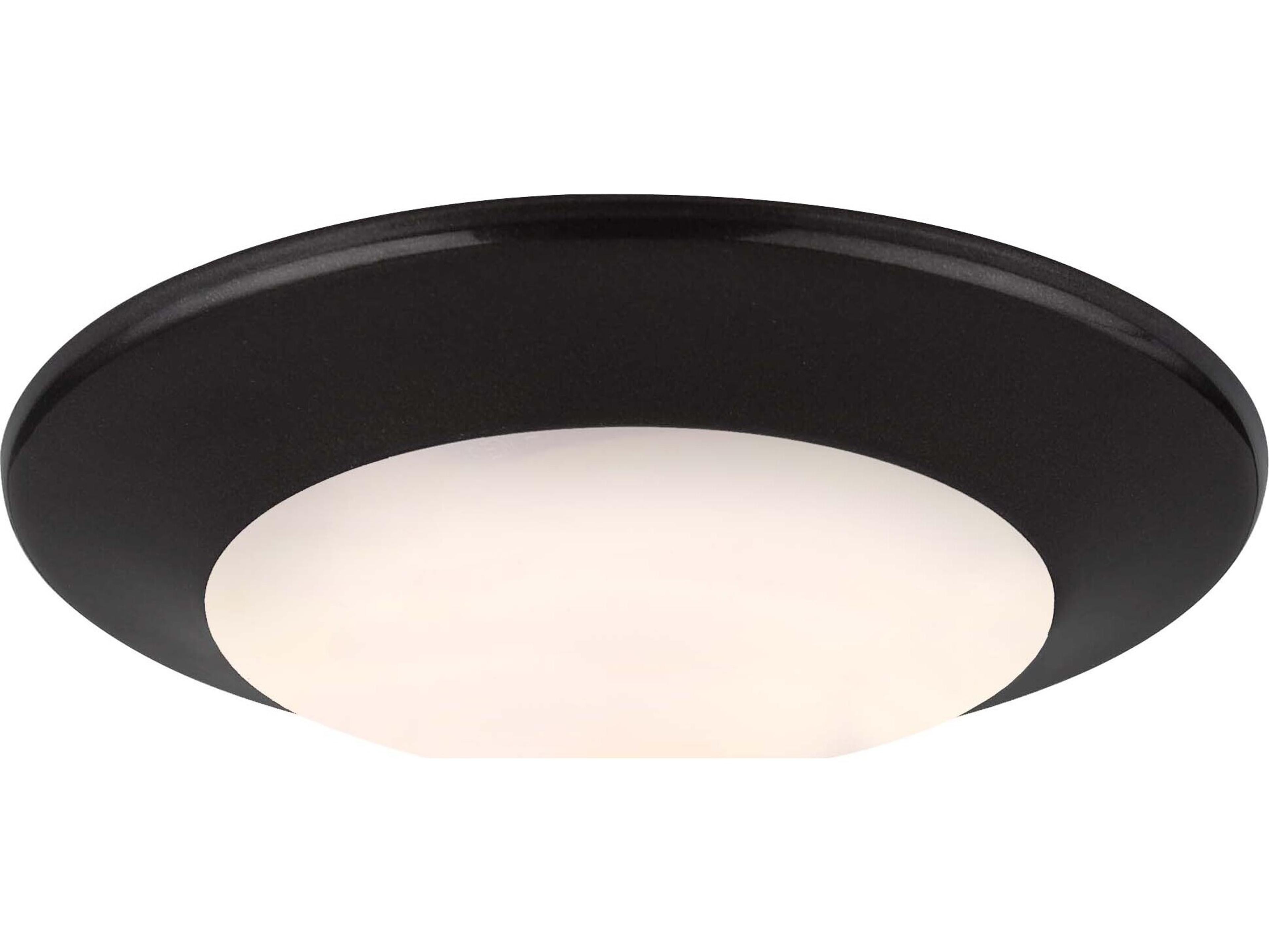 Canarm Led Disk Black LED Round Flush Mount
