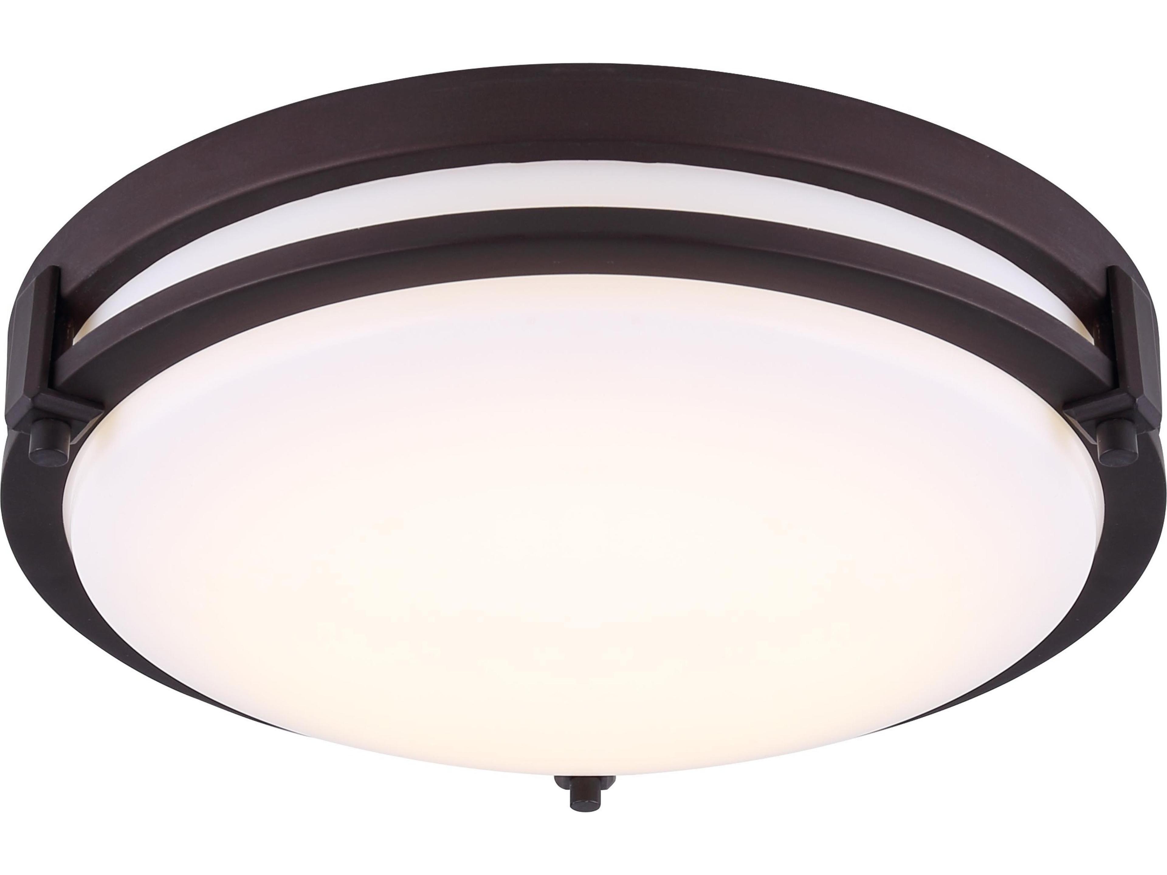 Canarm Gilda Bronze LED Round Flush Mount