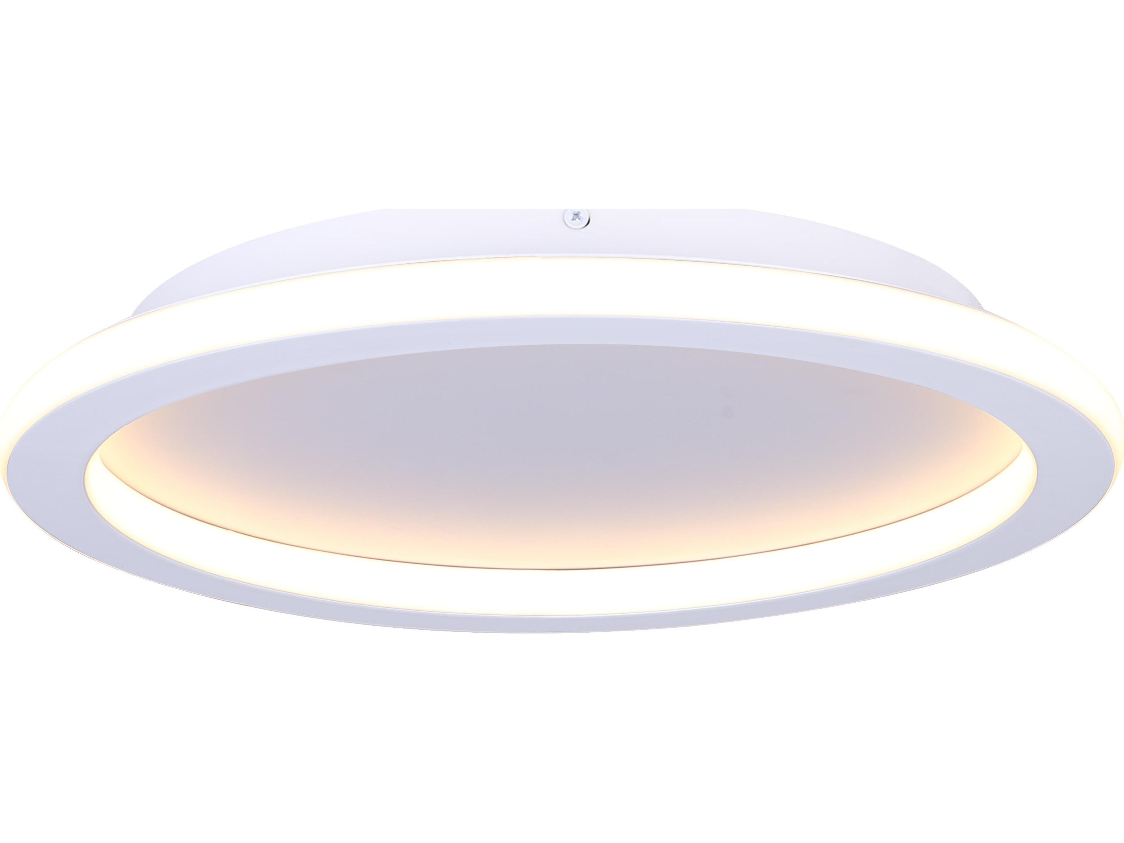 Canarm Gavyn 1 -light White LED Round Flush Mount