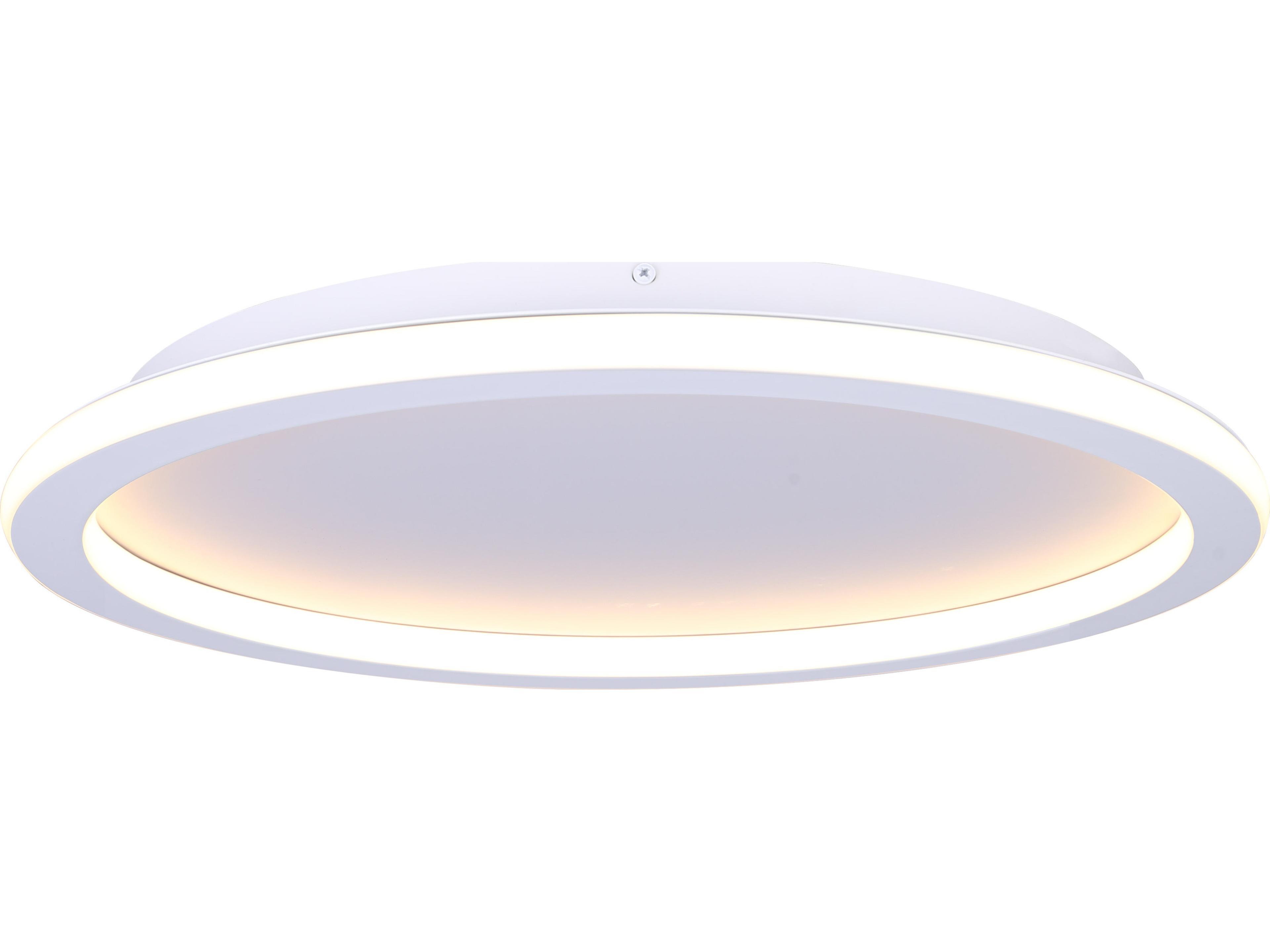 Canarm Gavyn 1 -light White LED Round Flush Mount