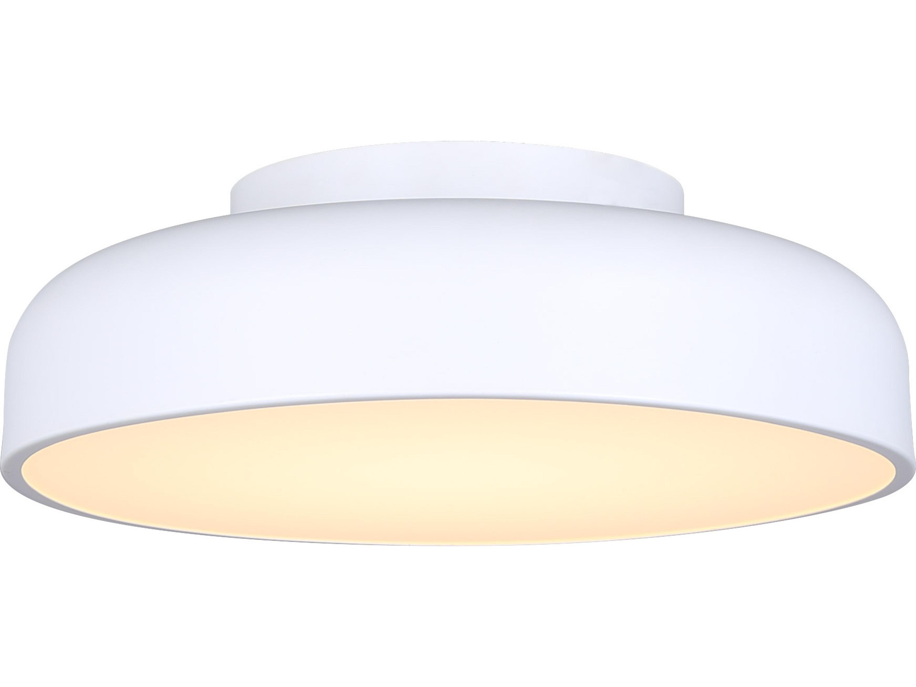 Canarm Zaria 1 -light White LED Bowl Flush Mount
