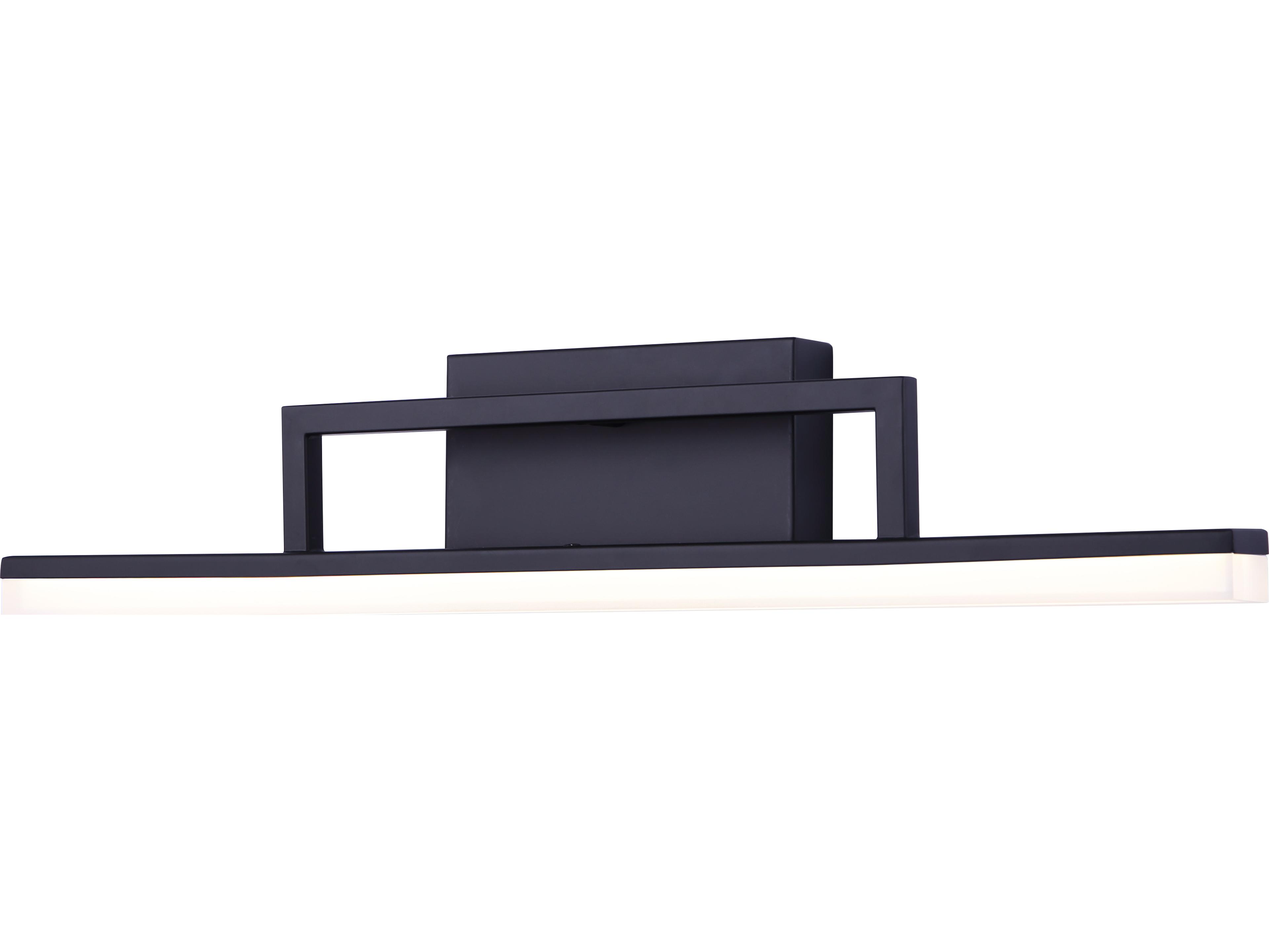 Canarm Caysen Black LED Vanity Light