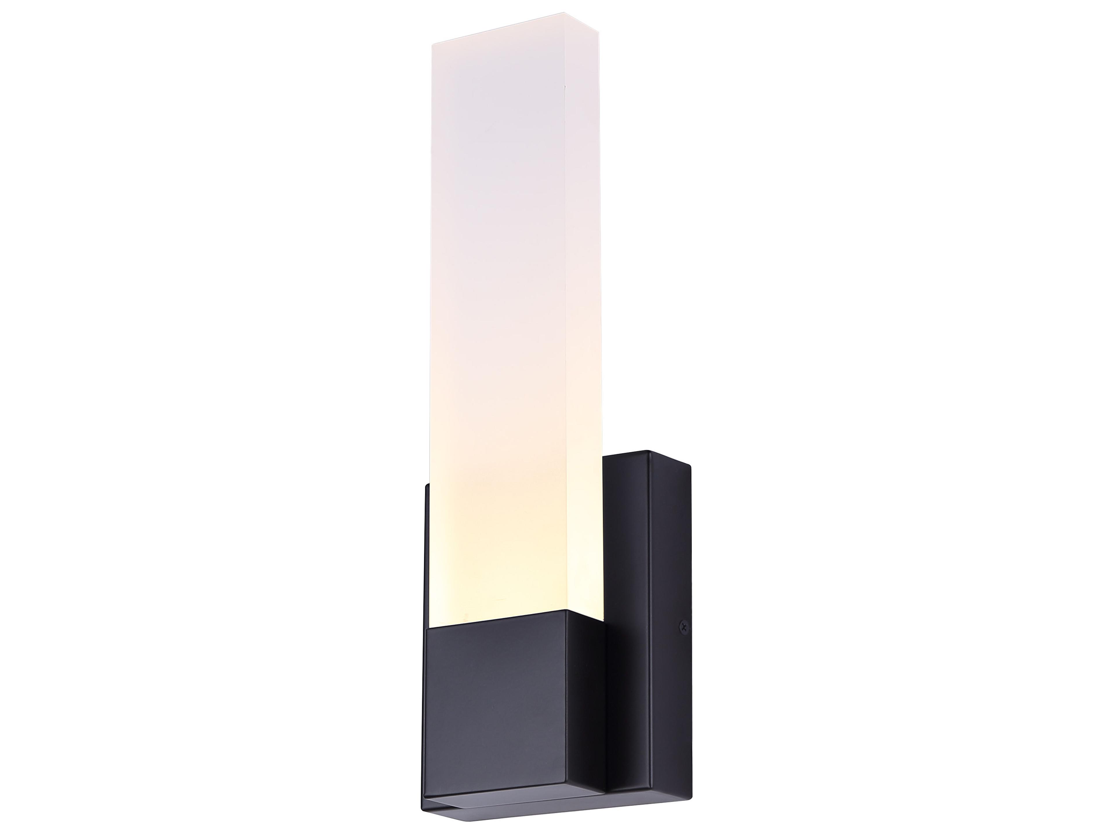 Canarm Farrow 1 -light Black LED Wall Sconce