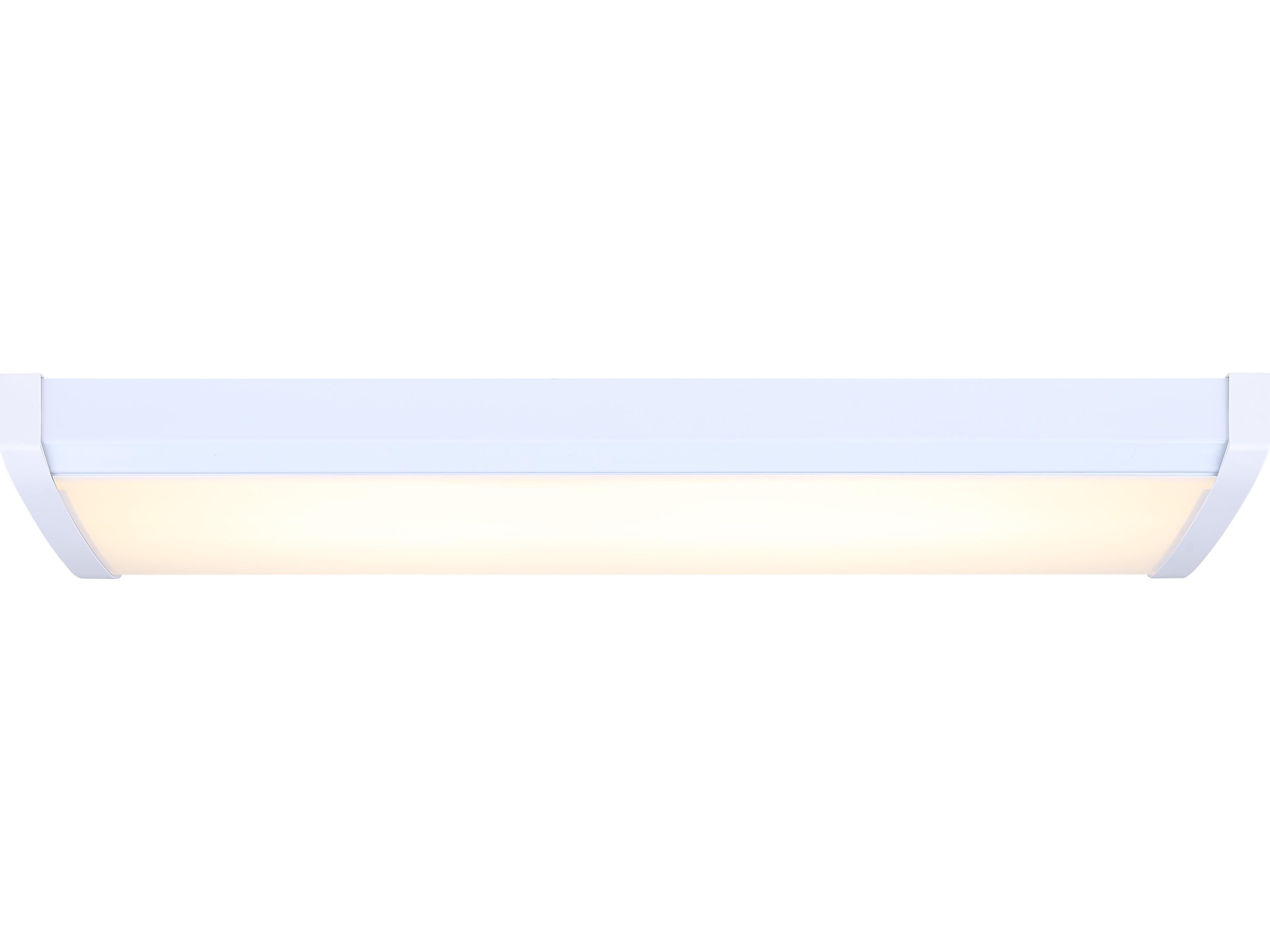 Led Utility White LED Linear Flush Mount