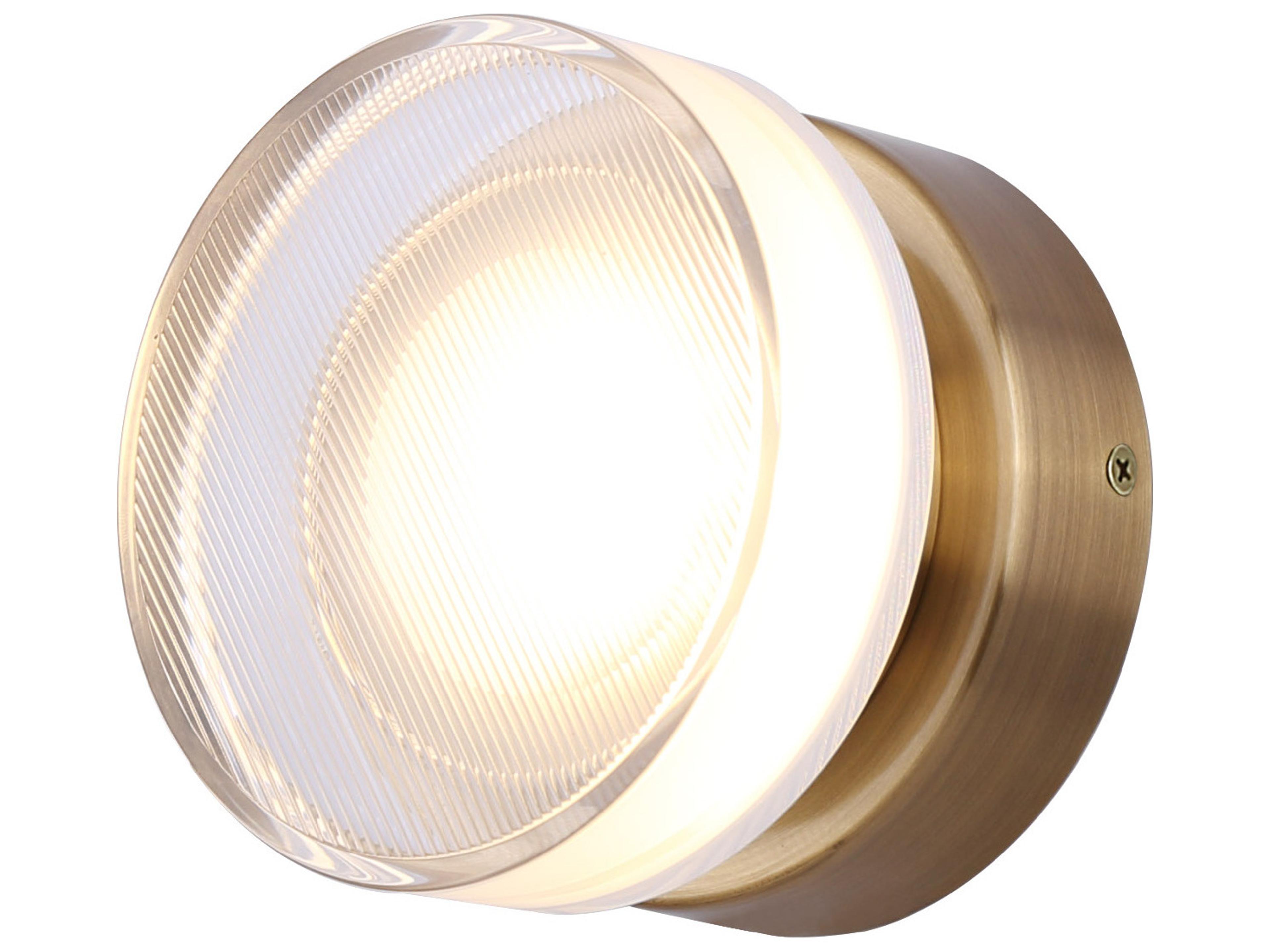 Canarm Benni 1 -light Gold LED Wall Sconce