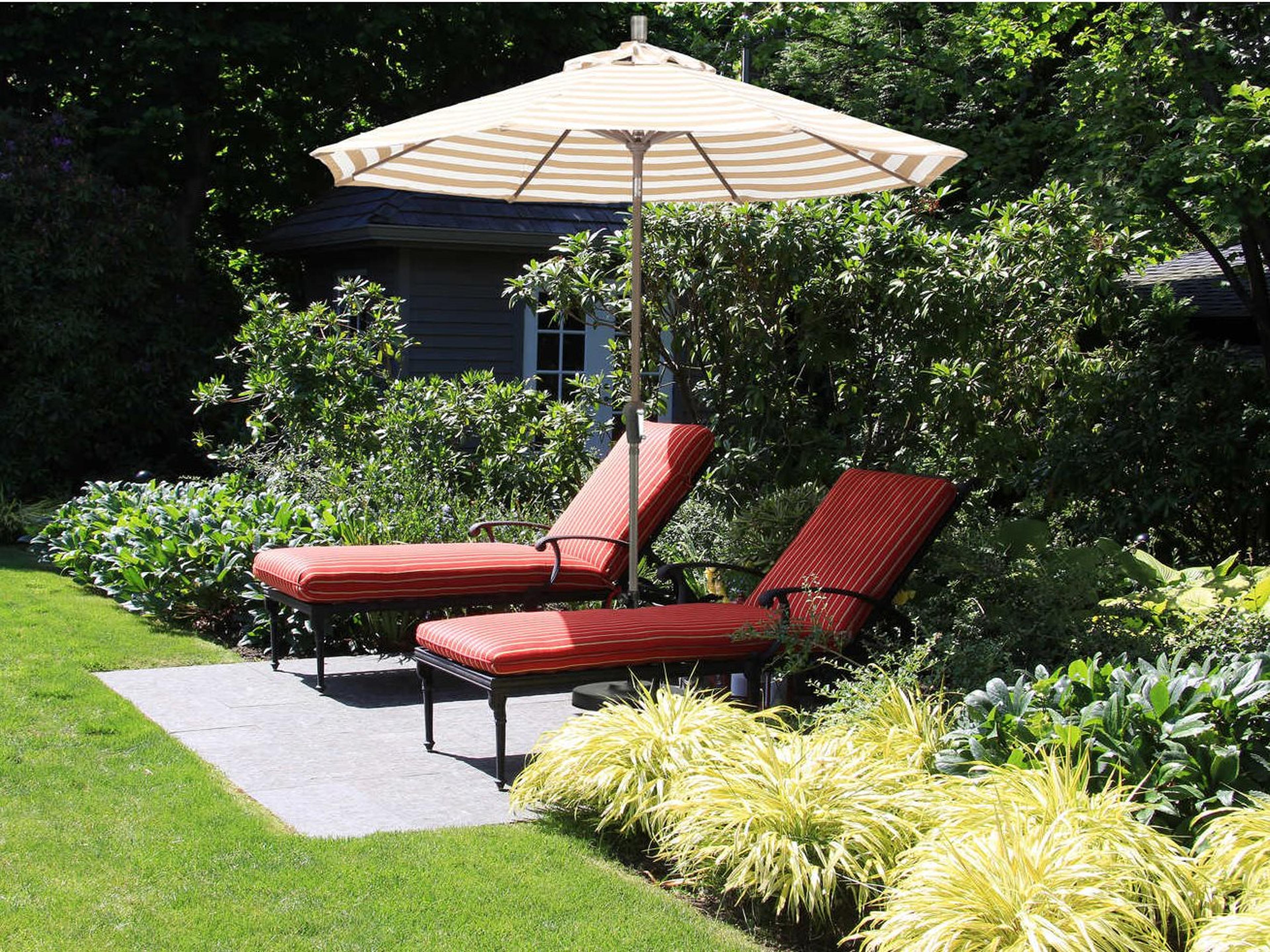 California Outdoor Patio Umbrella Quick Ship Sunset Series 9 Foot Octagon Market Aluminum Outdoor Patio Umbrella with Crank Lift System