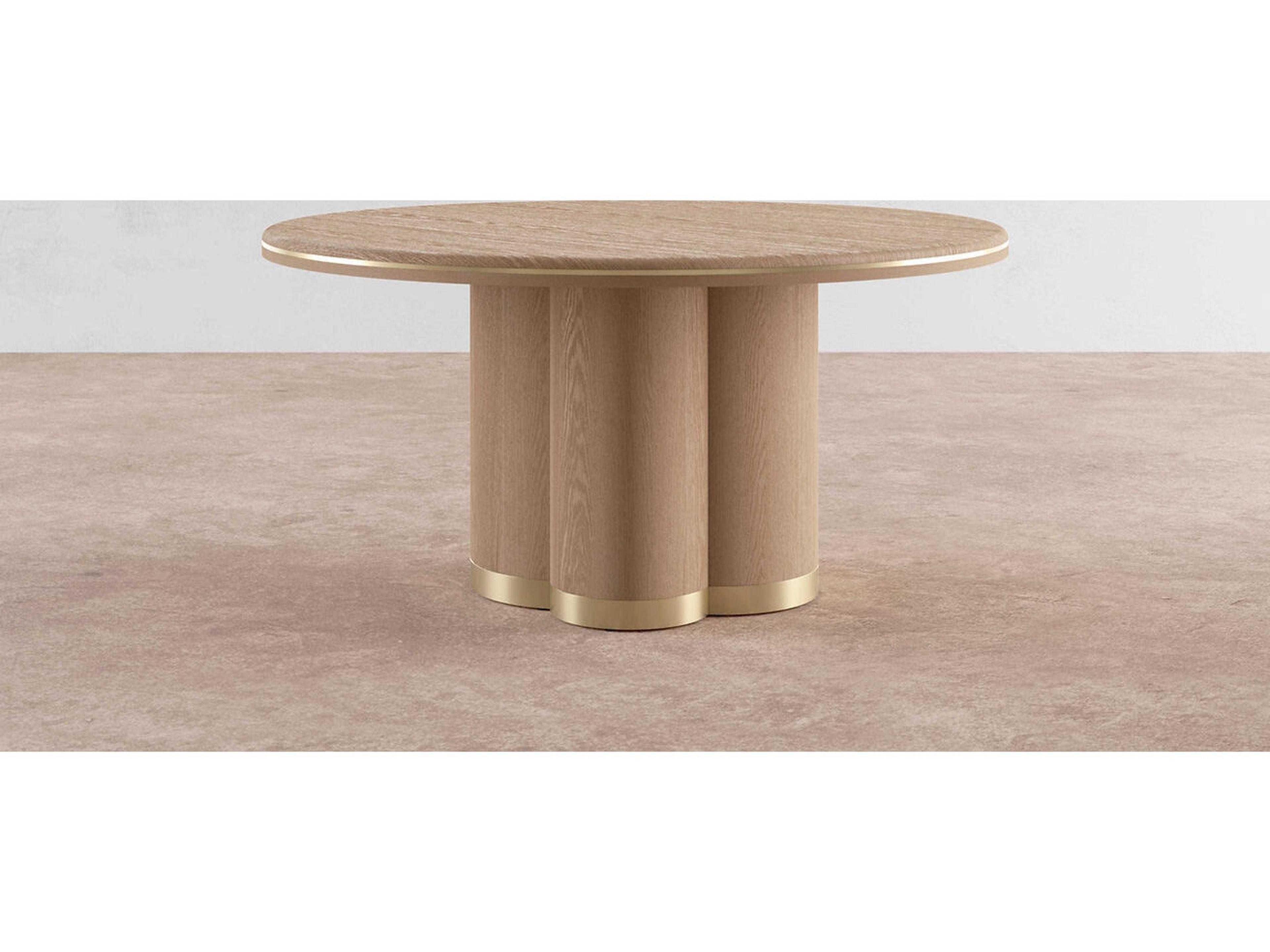 Angelo Round Wood Dining Table