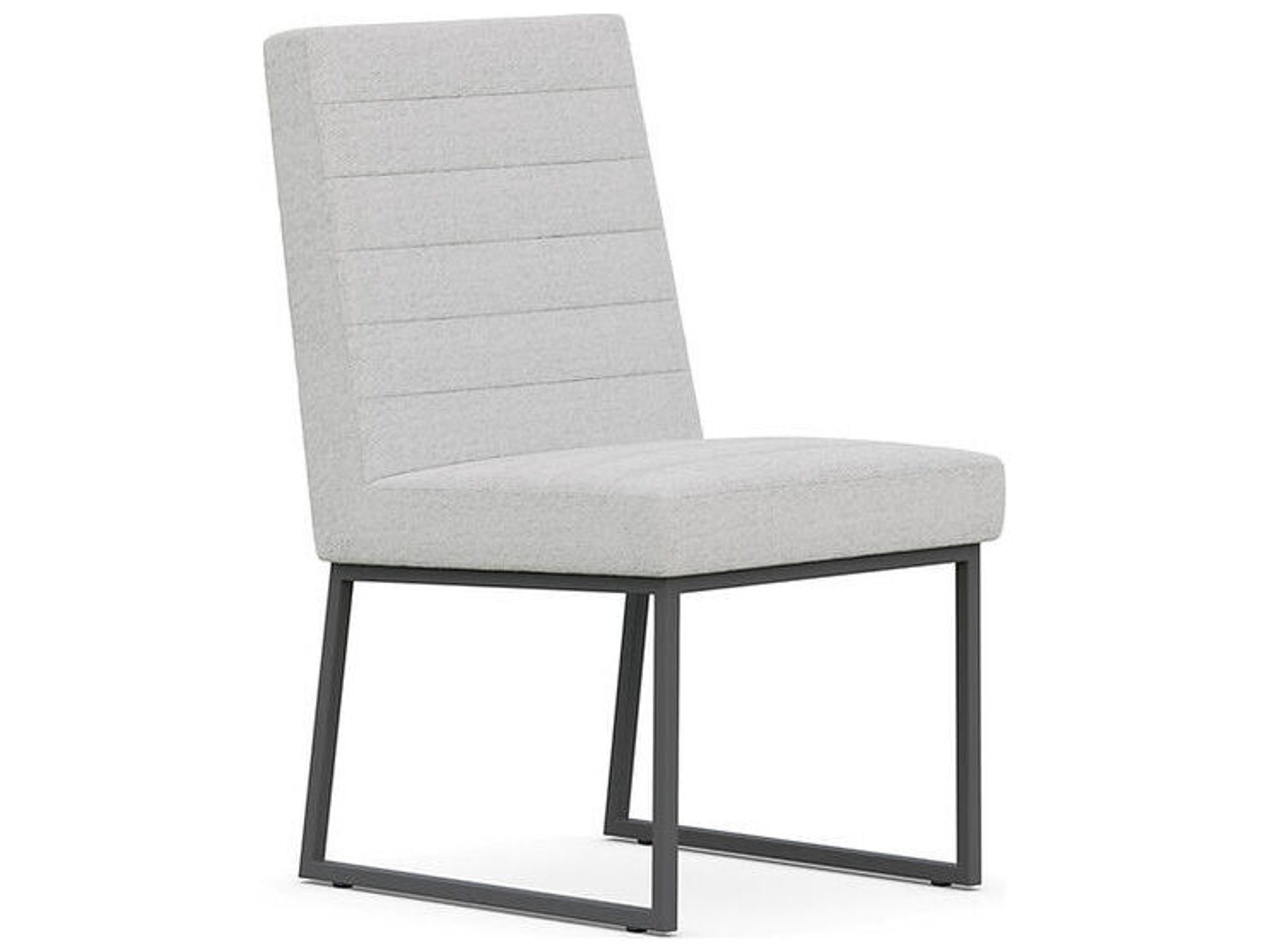 Mason Ply Wood Gray Upholstered Side Dining Chair