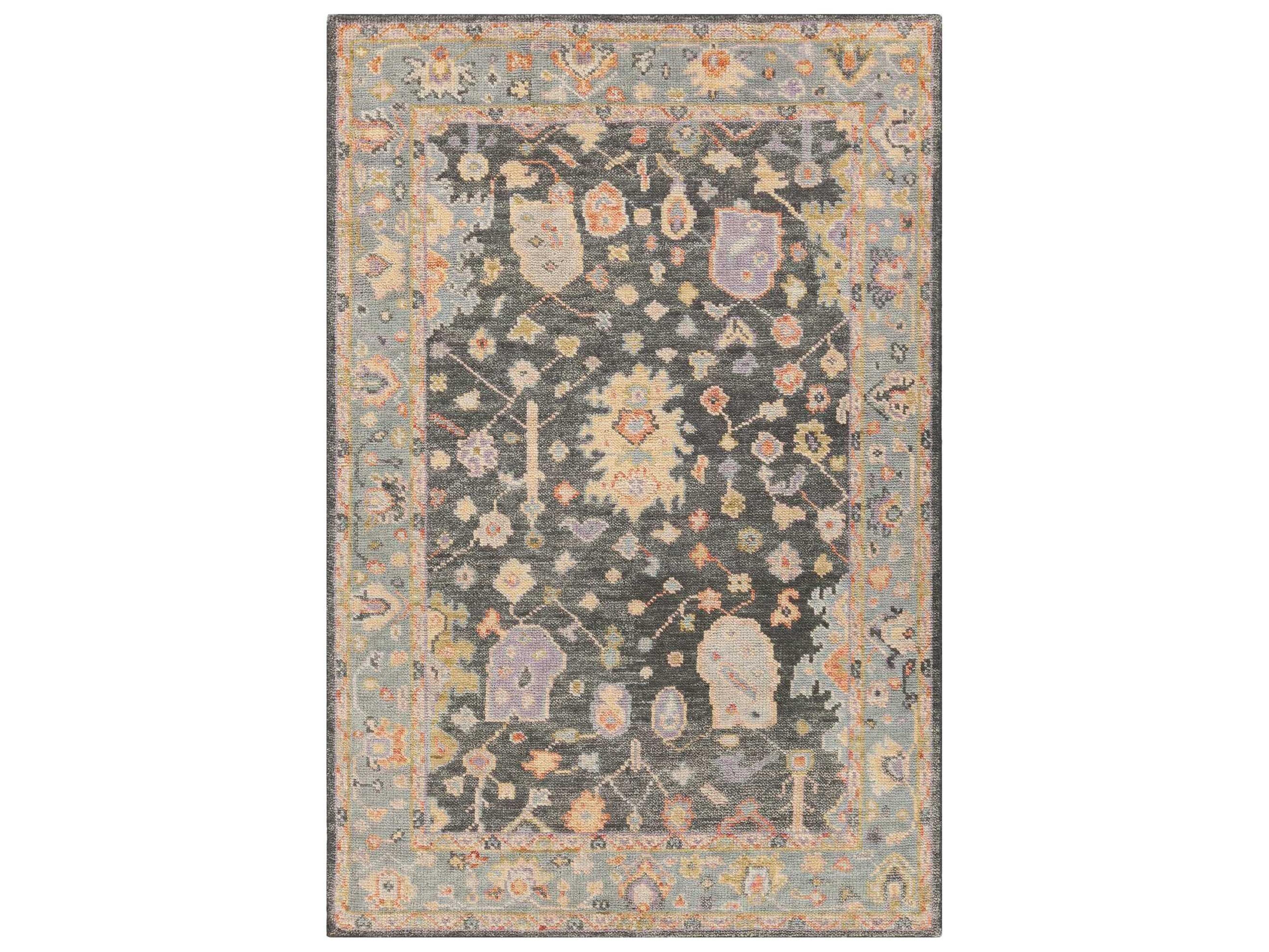 Chandra Wendi Bordered Area Rug