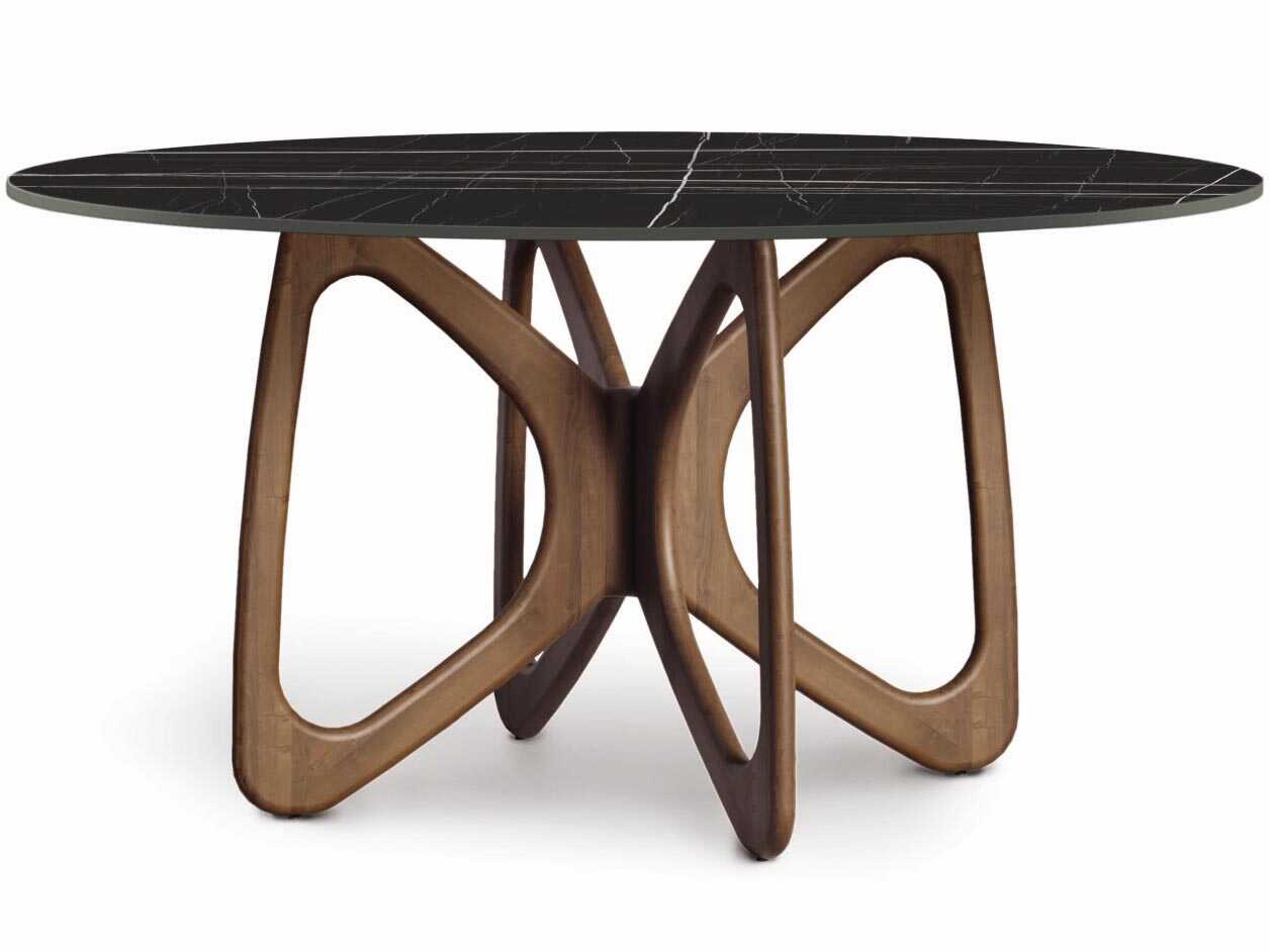 Copeland Butterfly Round Stone Dining Table