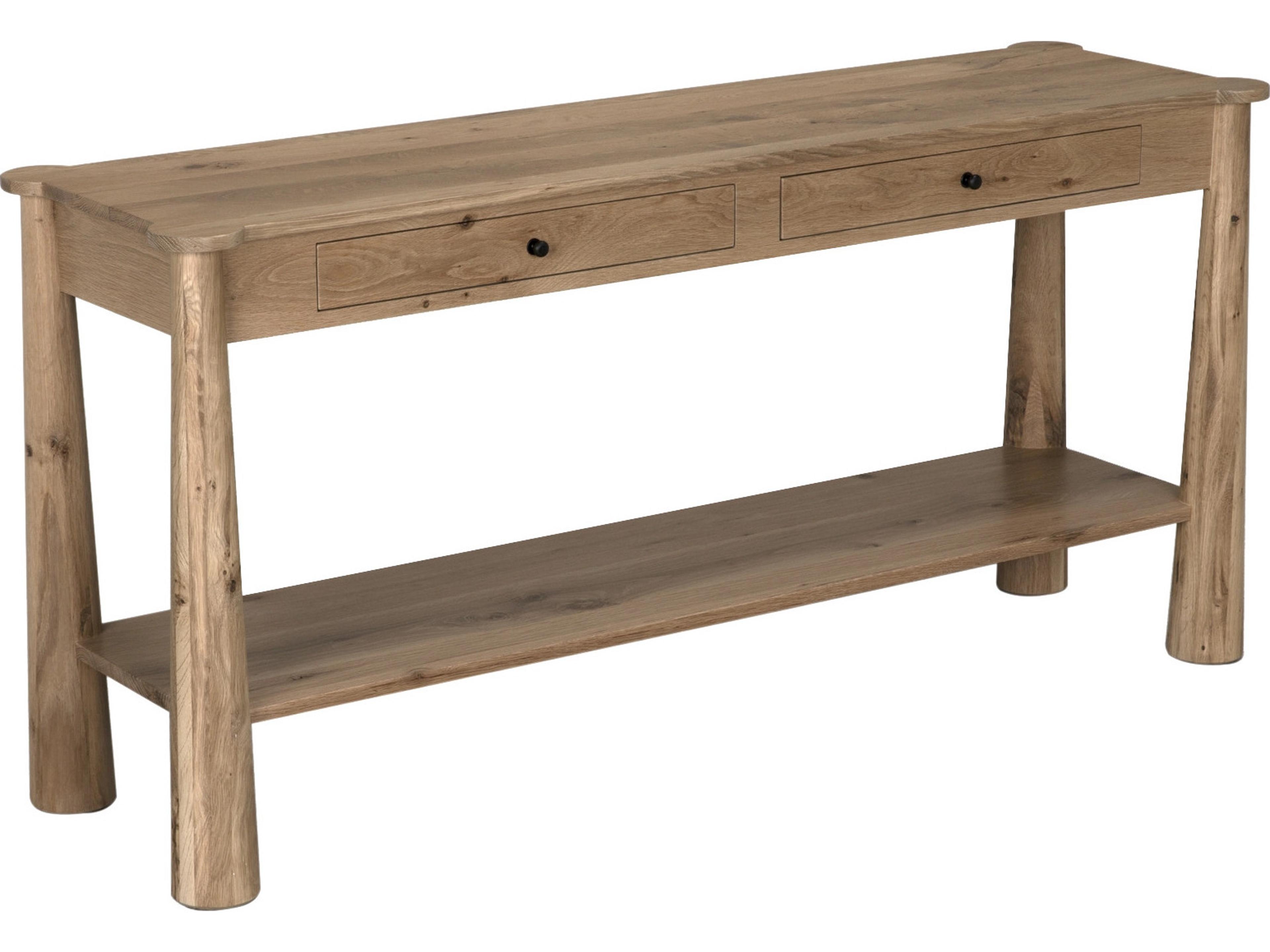 CFC Telluride Rectangular Wood Chai Console Table