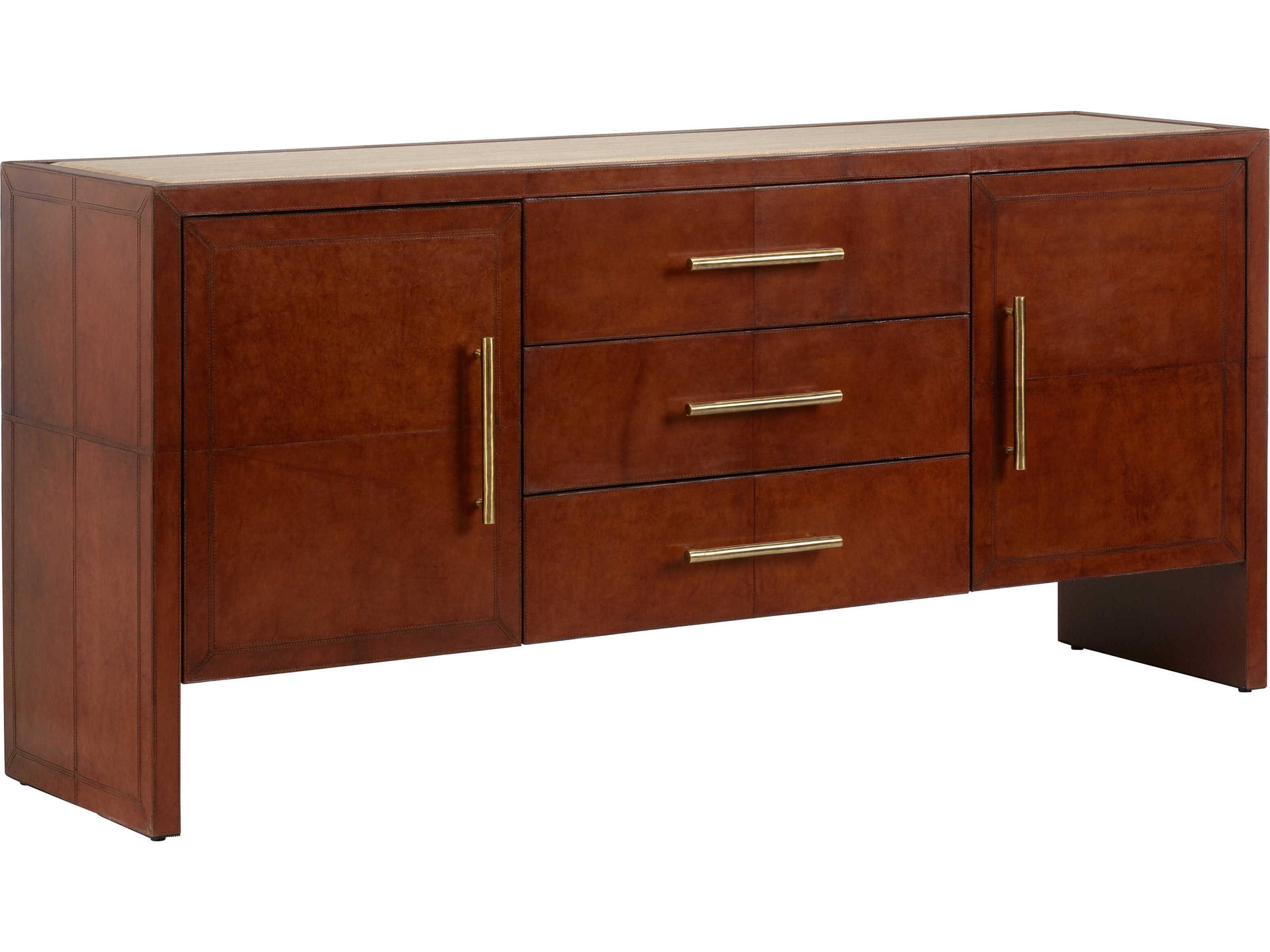 Chelsea House 72" Cognac Natural Brown Santino Sideboard