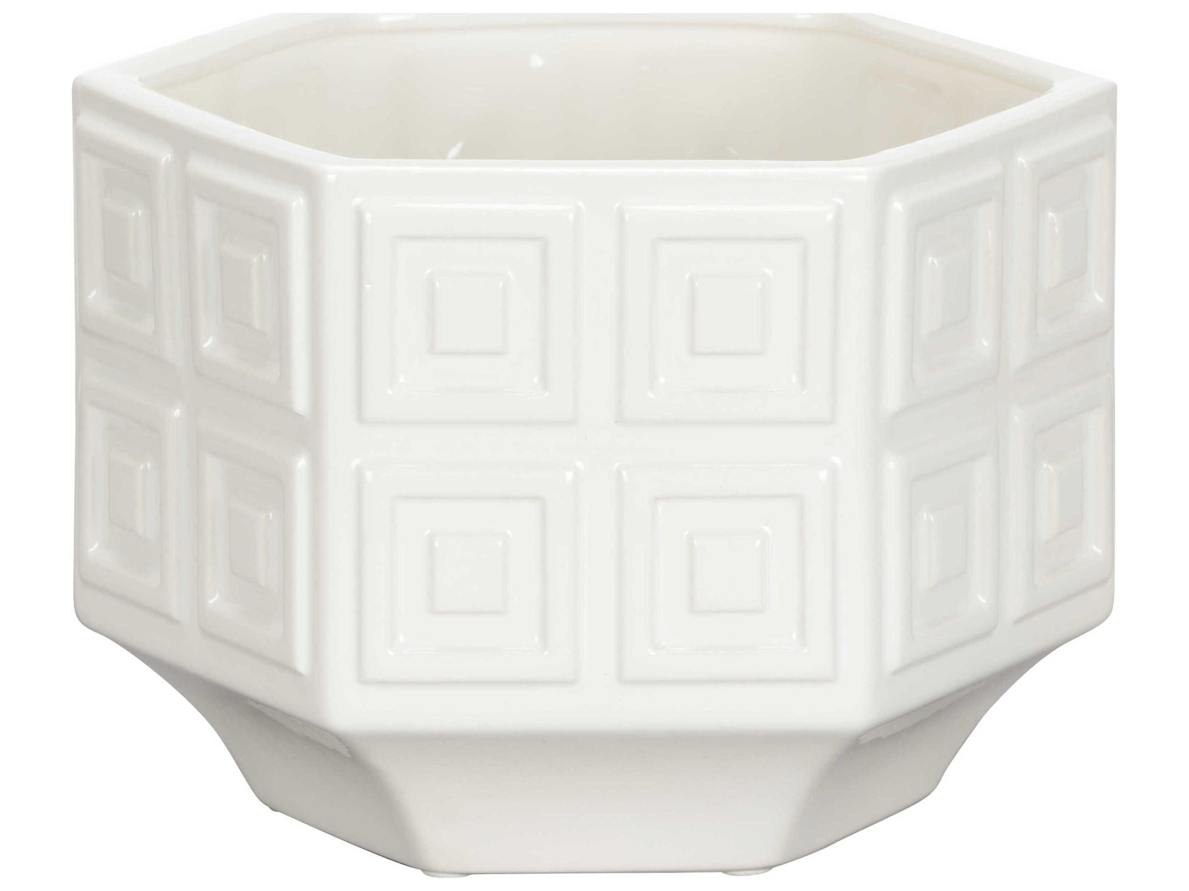 Chelsea House Dover White Cachepot